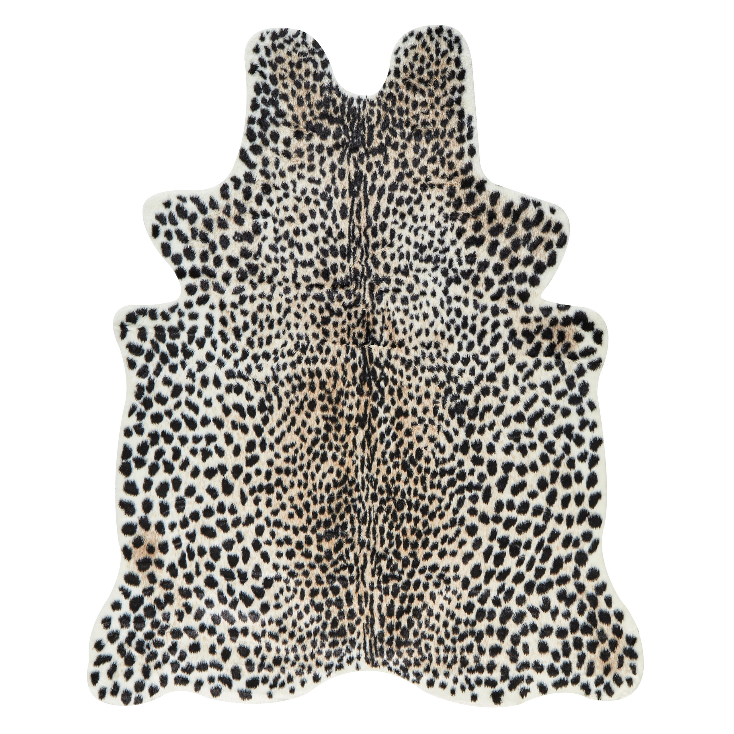 BELIANI Vloerkleed luipaardprint beige/zwart 150 x 200 cm OSSA