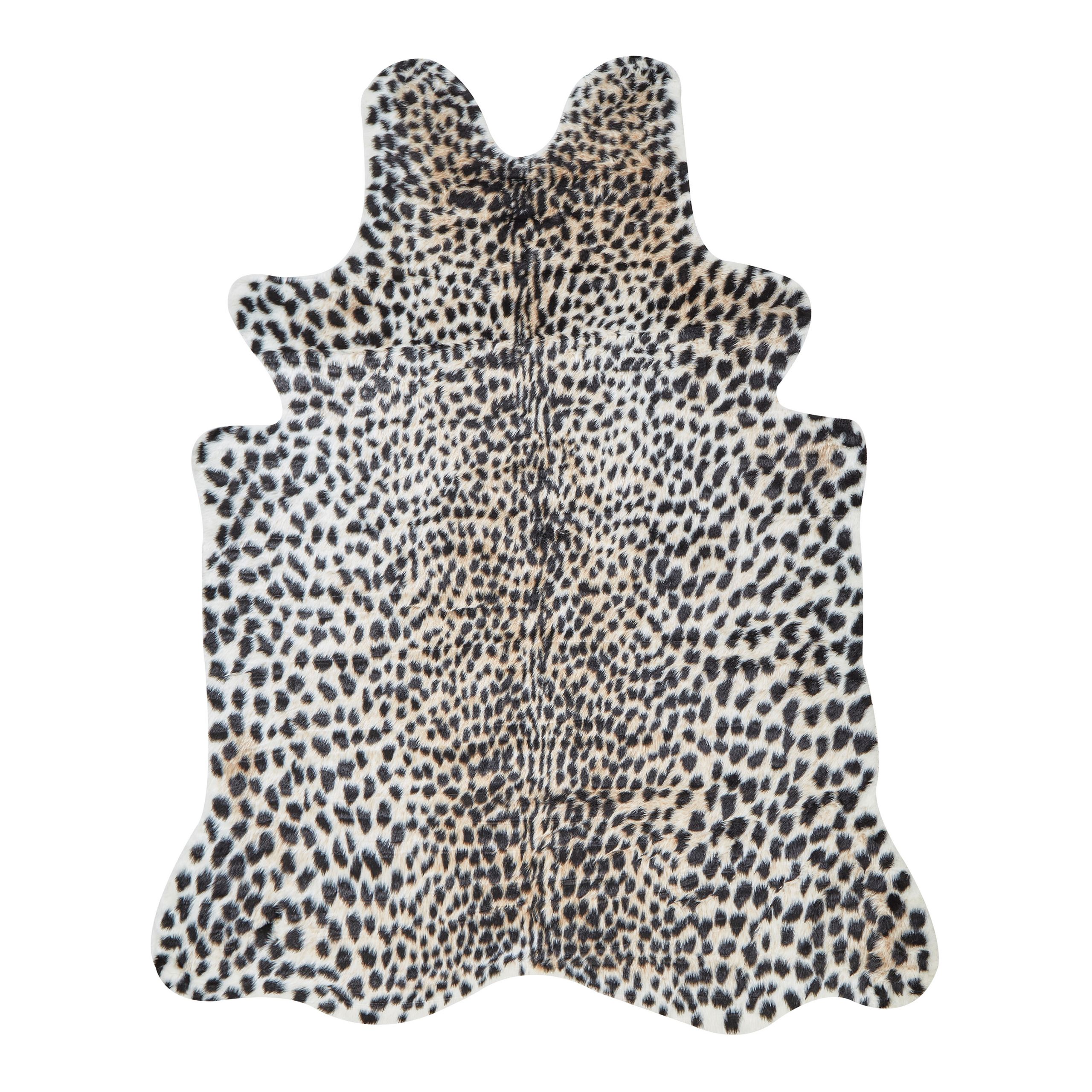 BELIANI Vloerkleed luipaardprint beige/zwart 130 x 170 cm OSSA