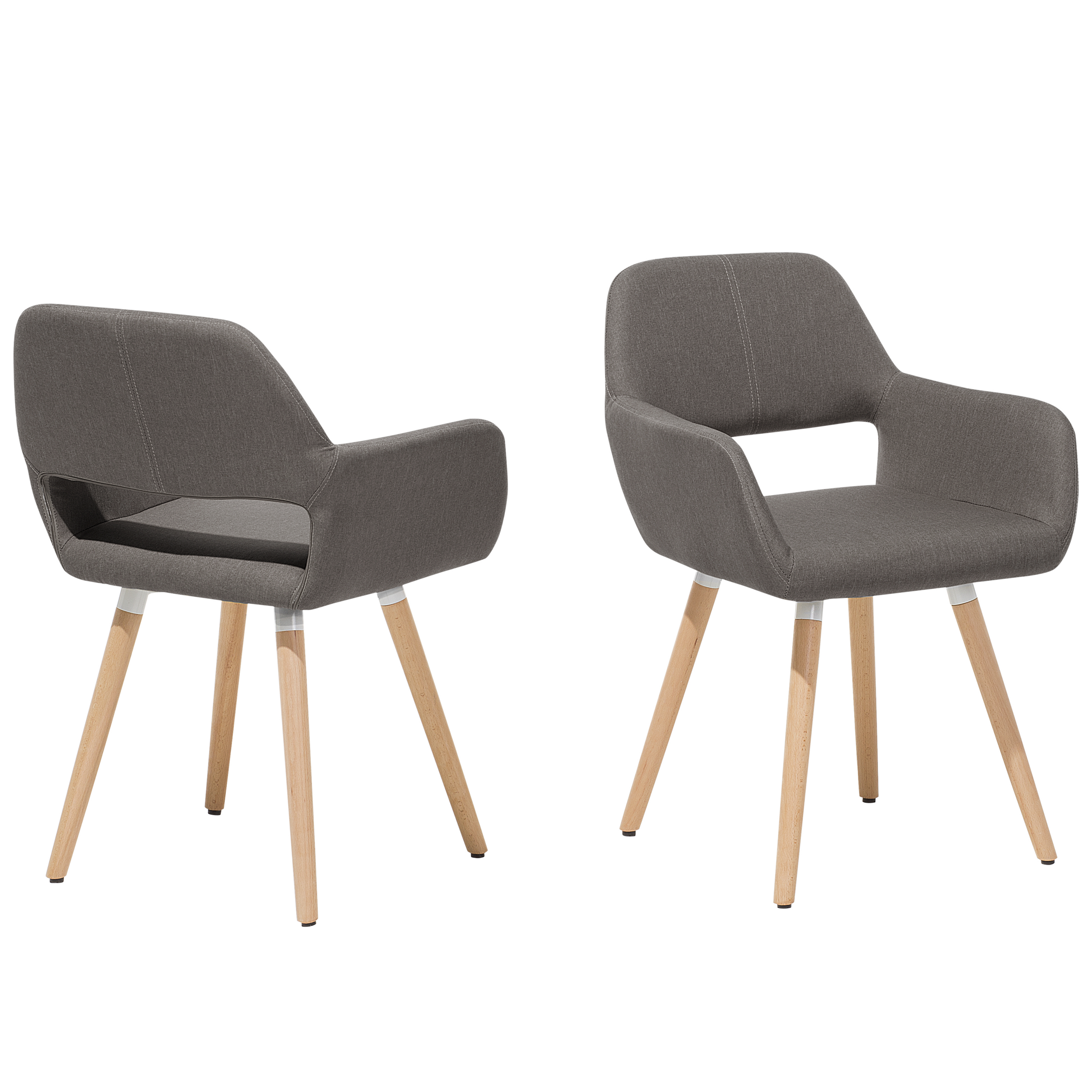 Bequeme und stilvolle Stühle im Retro-Design 2er Set blau Batavia 