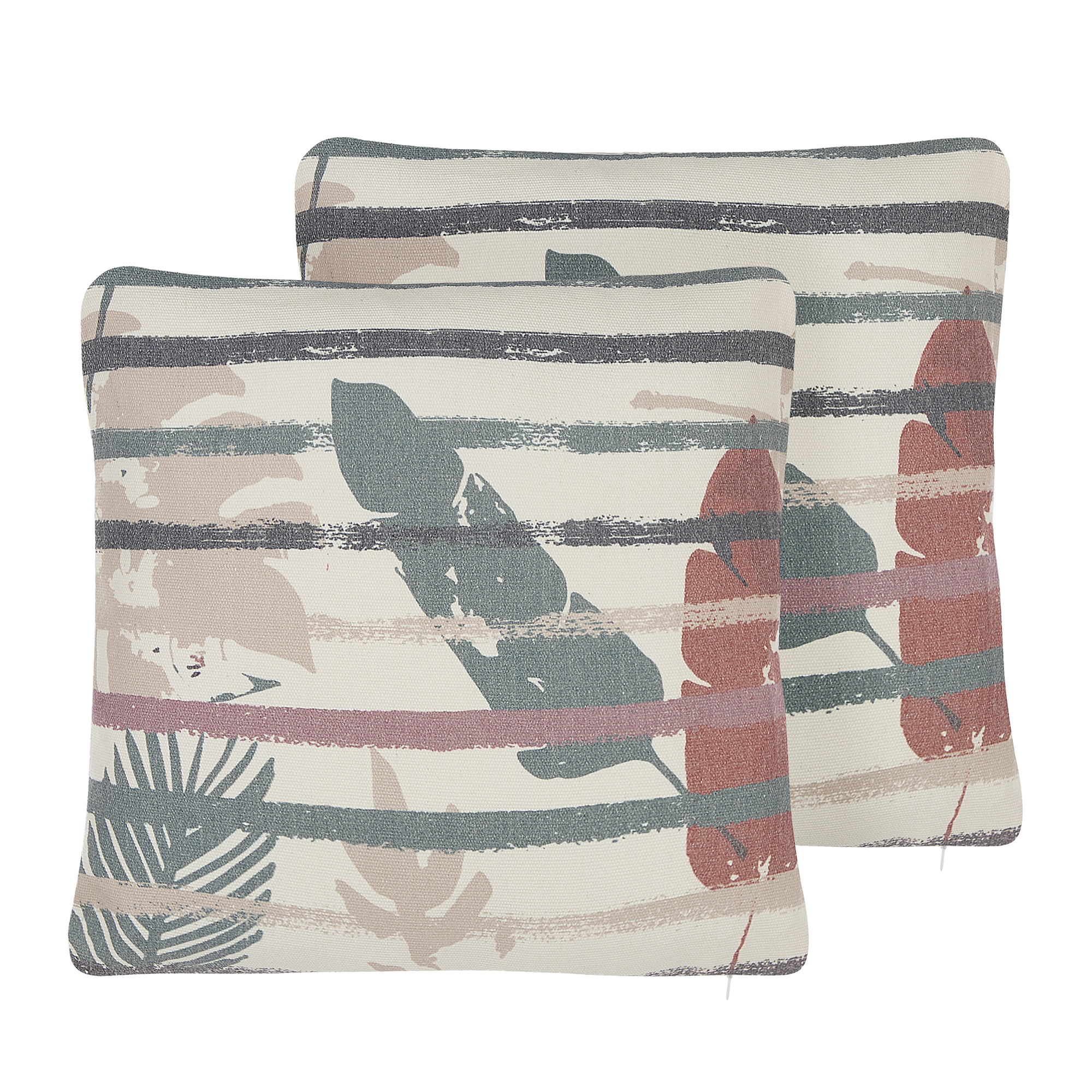 Set van 2 kussens Multicolor BIDENS 45 x 45 cm