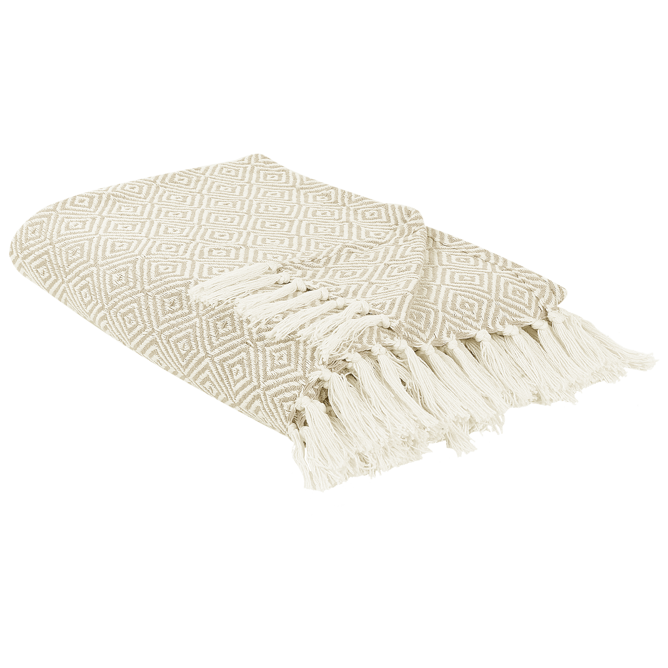 Bedsprei lichtbeige 200 x 220 cm TOUTLI