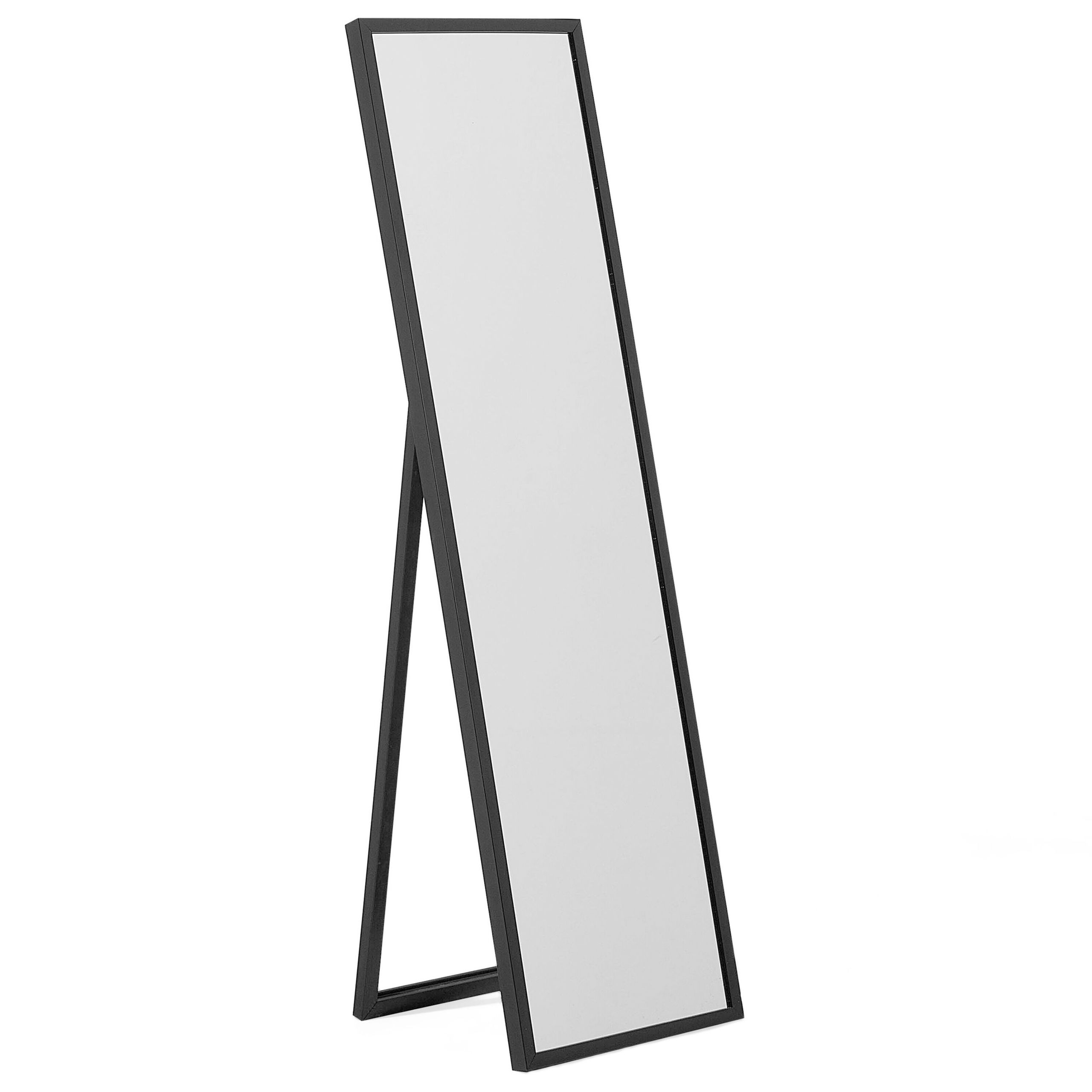 Staande spiegel zwart 40 x 140 cm TORCY