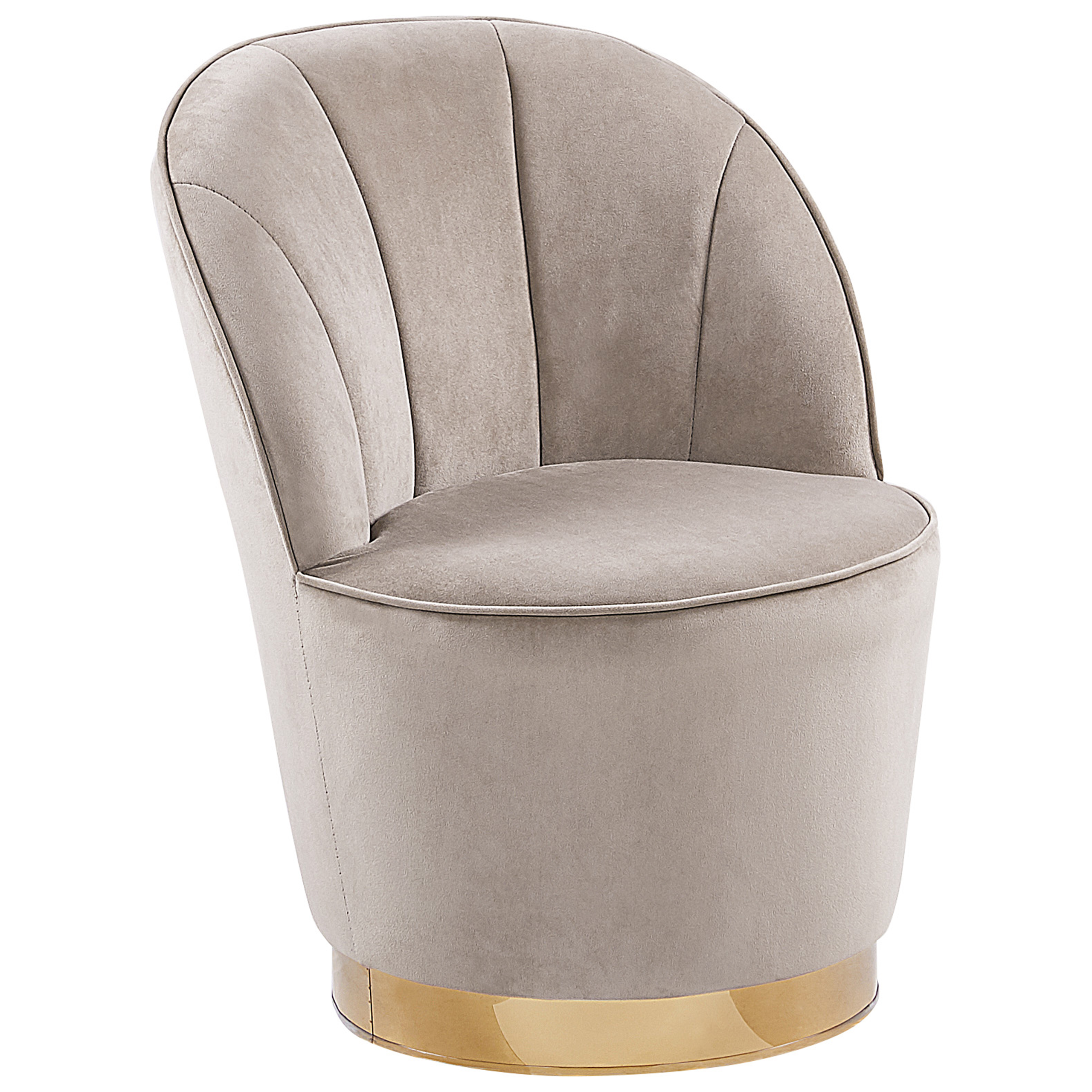 Fauteuil Fluweel Beige ALBY