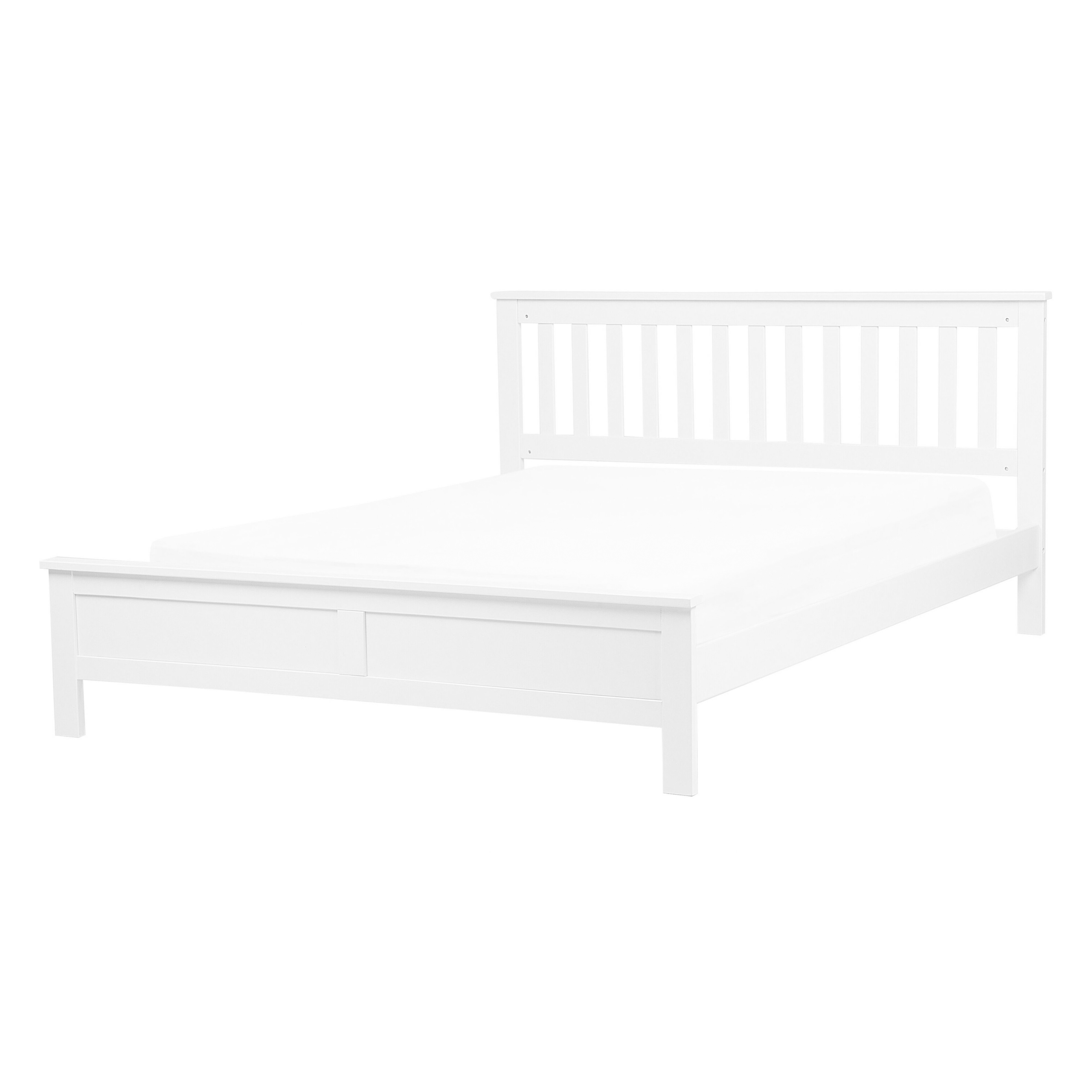 Bed hout wit 140 x 200 cm MAYENNE