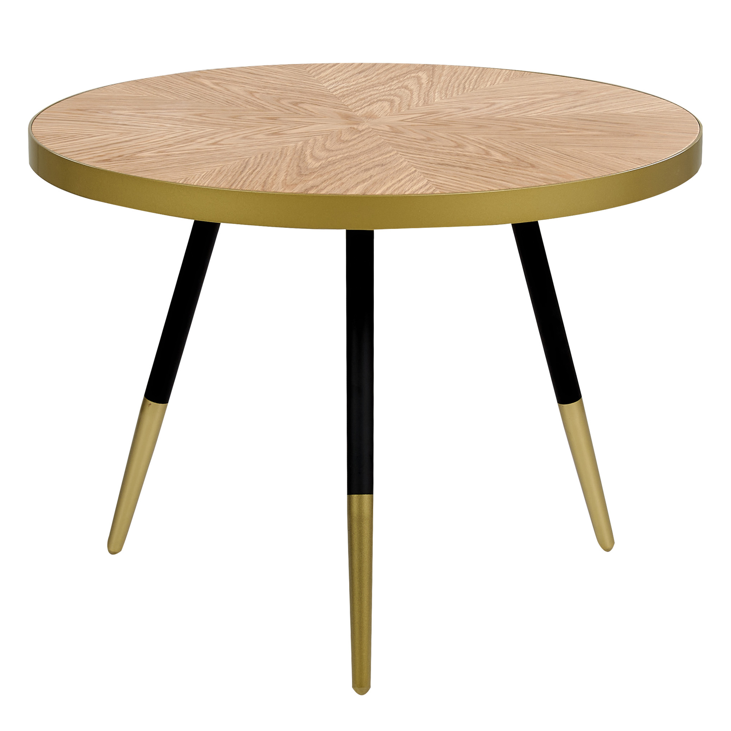 Salontafel MDF Gepoedercoat Lichte houtkleur RAMONA