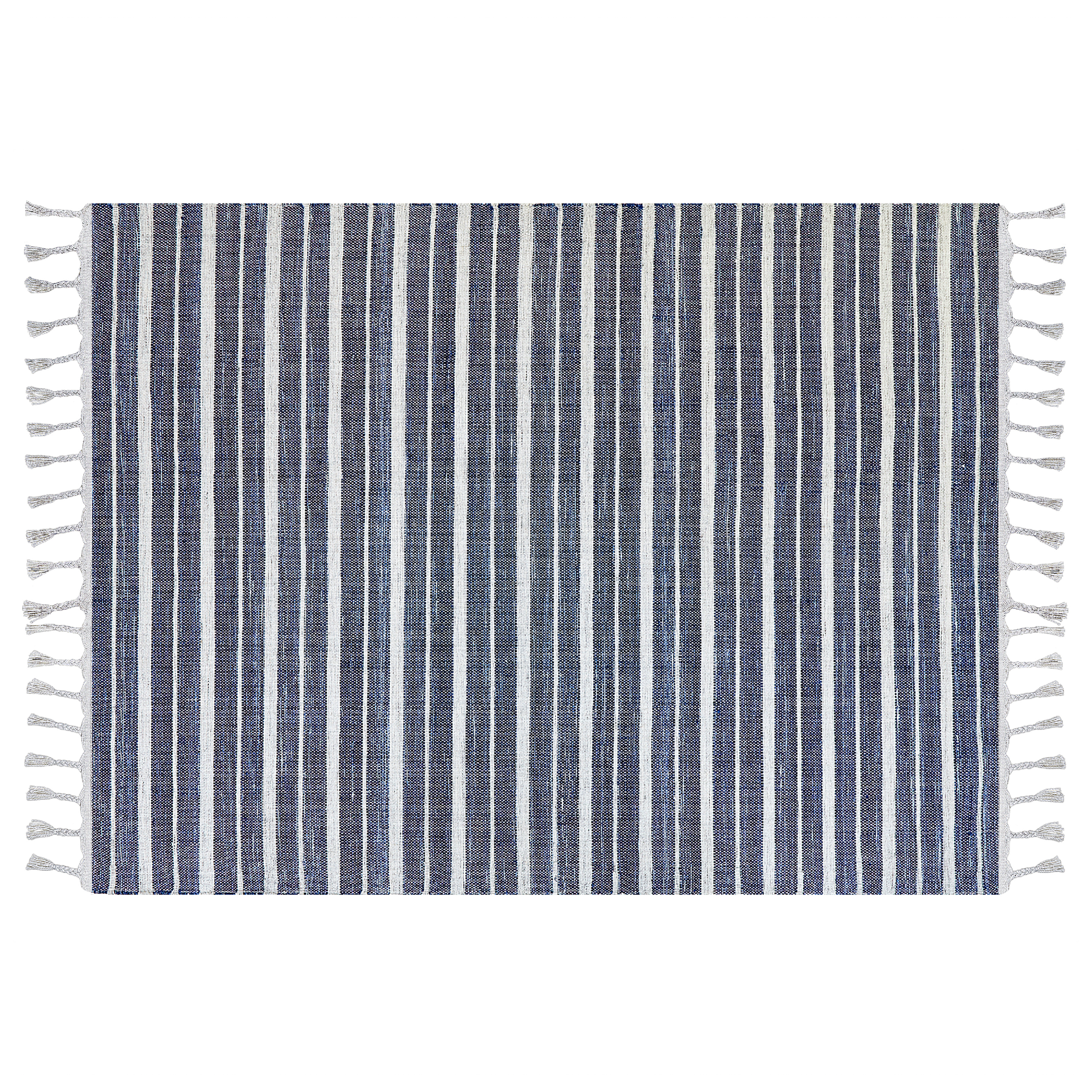 Vloerkleed synthetisch blauw 140 x 200 cm BADEMLI