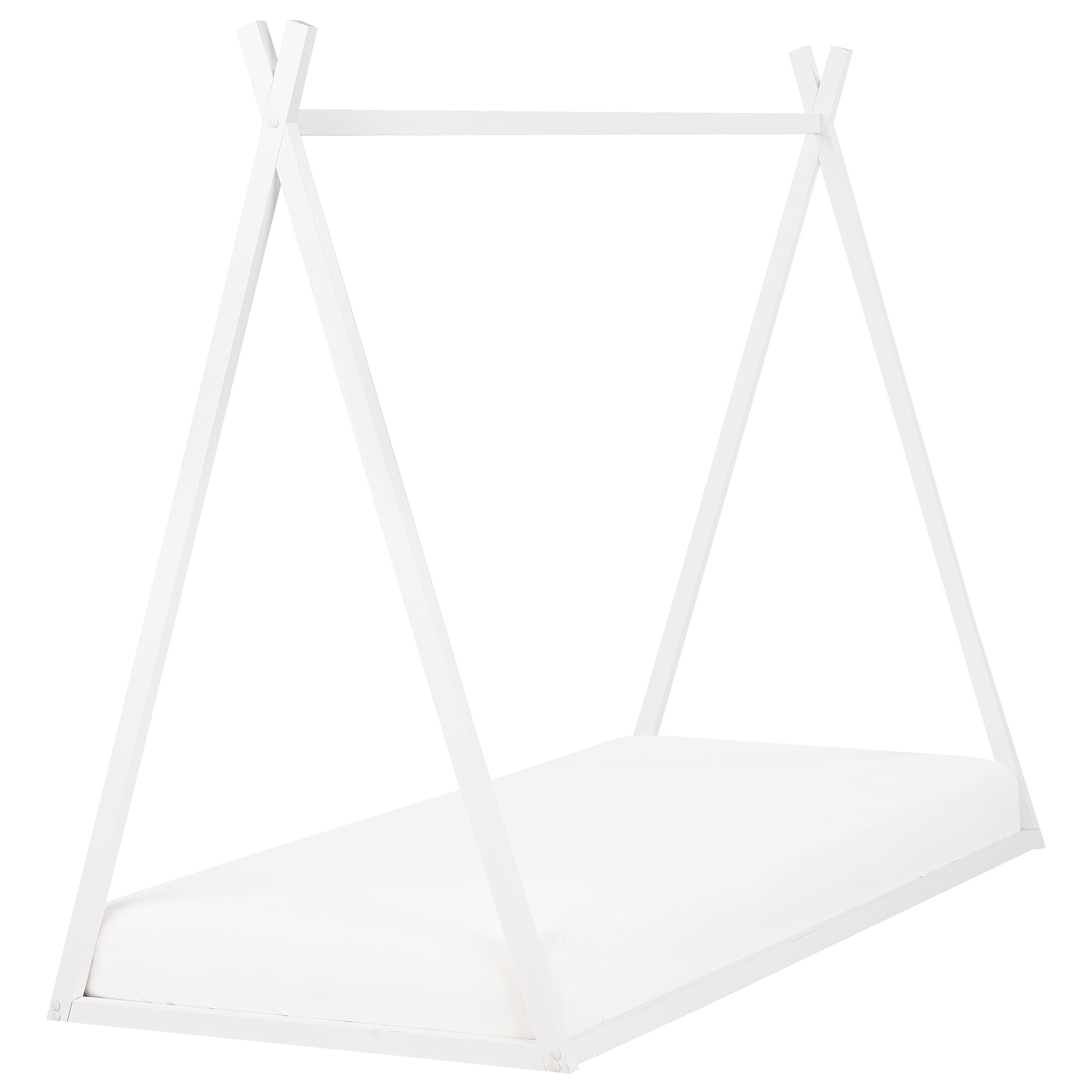 Kinderbed hout wit 90 x 200 cm SAURAT