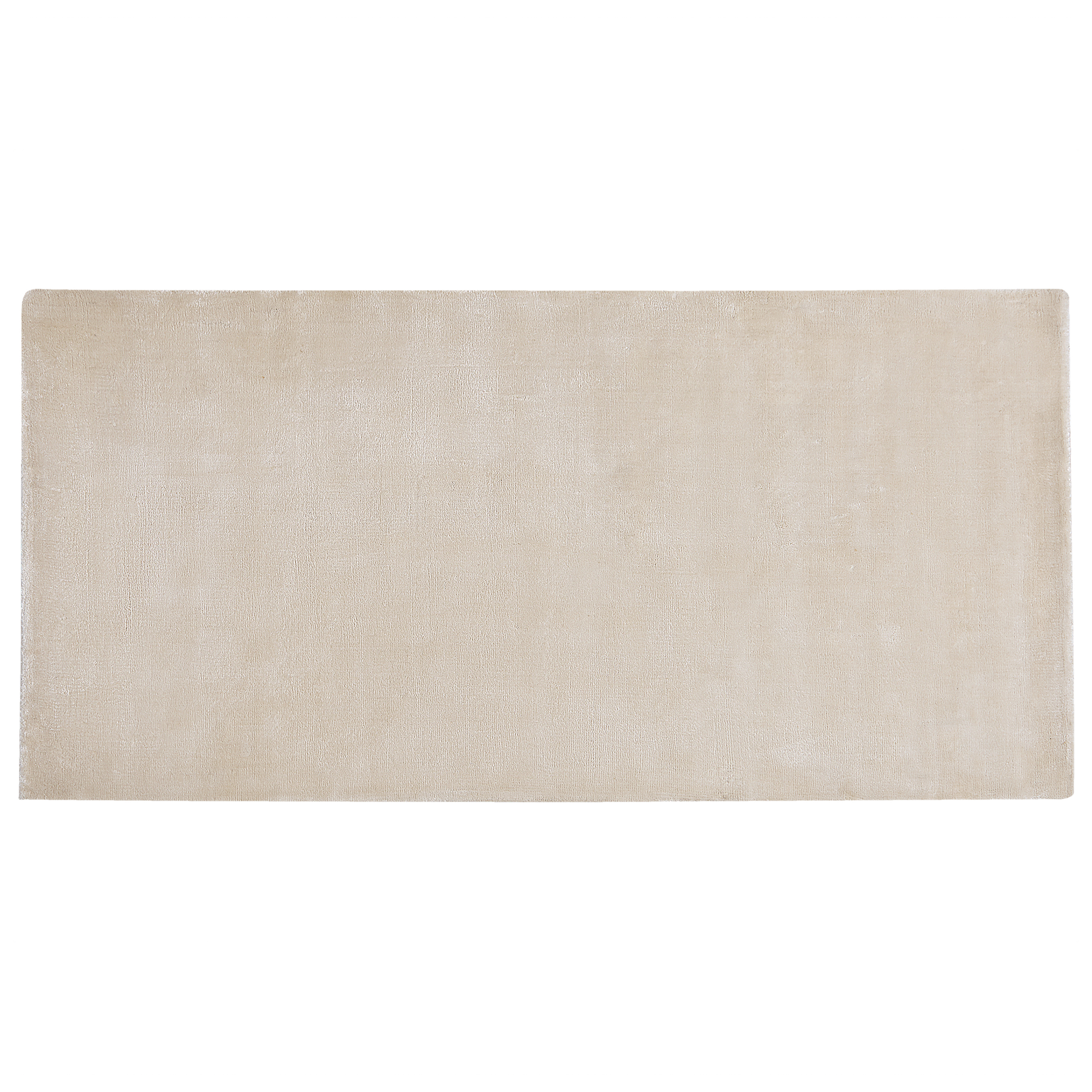 Vloerkleed viscose lichtbeige 80 x 150 cm GESI II