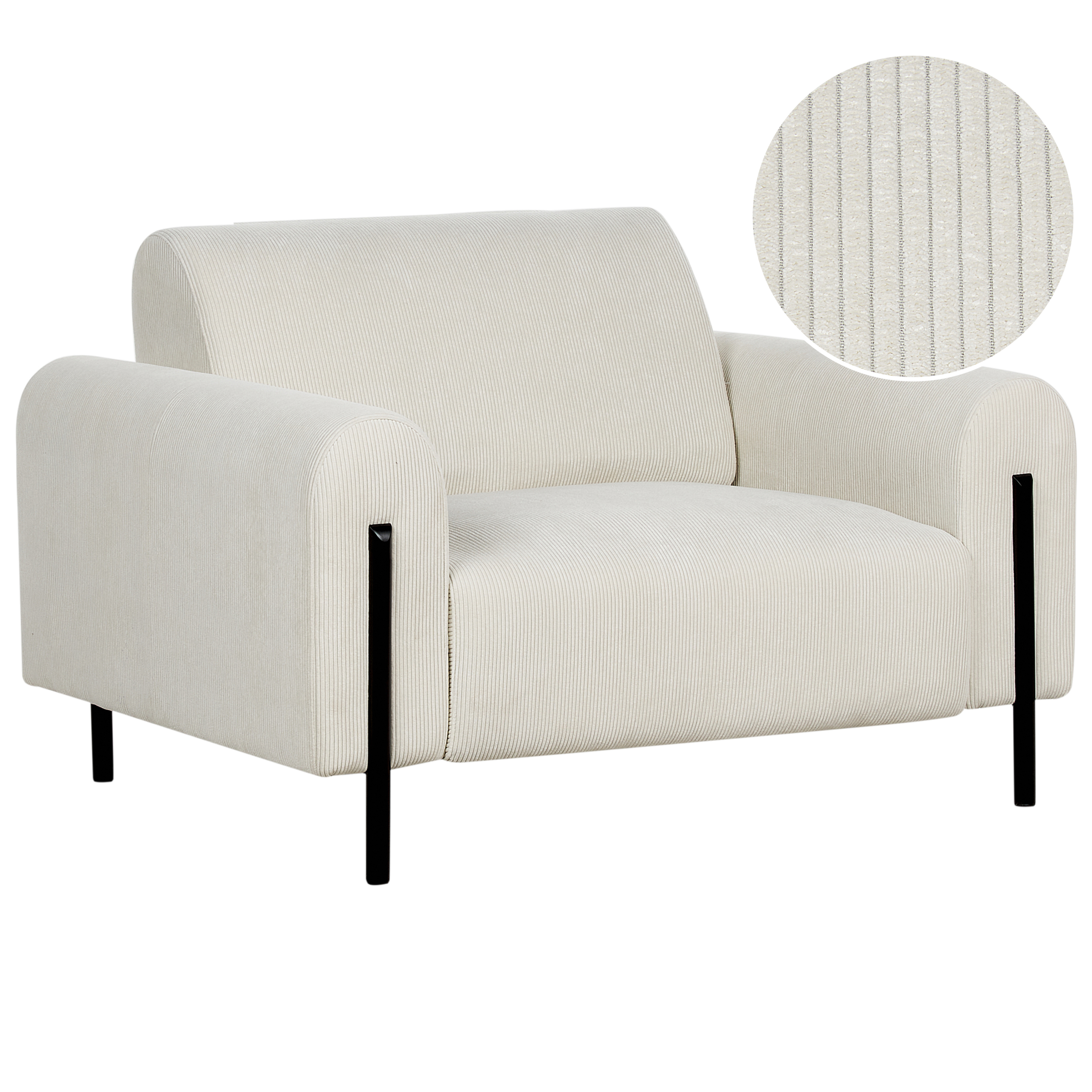 Fauteuil Gebroken wit ASKIM