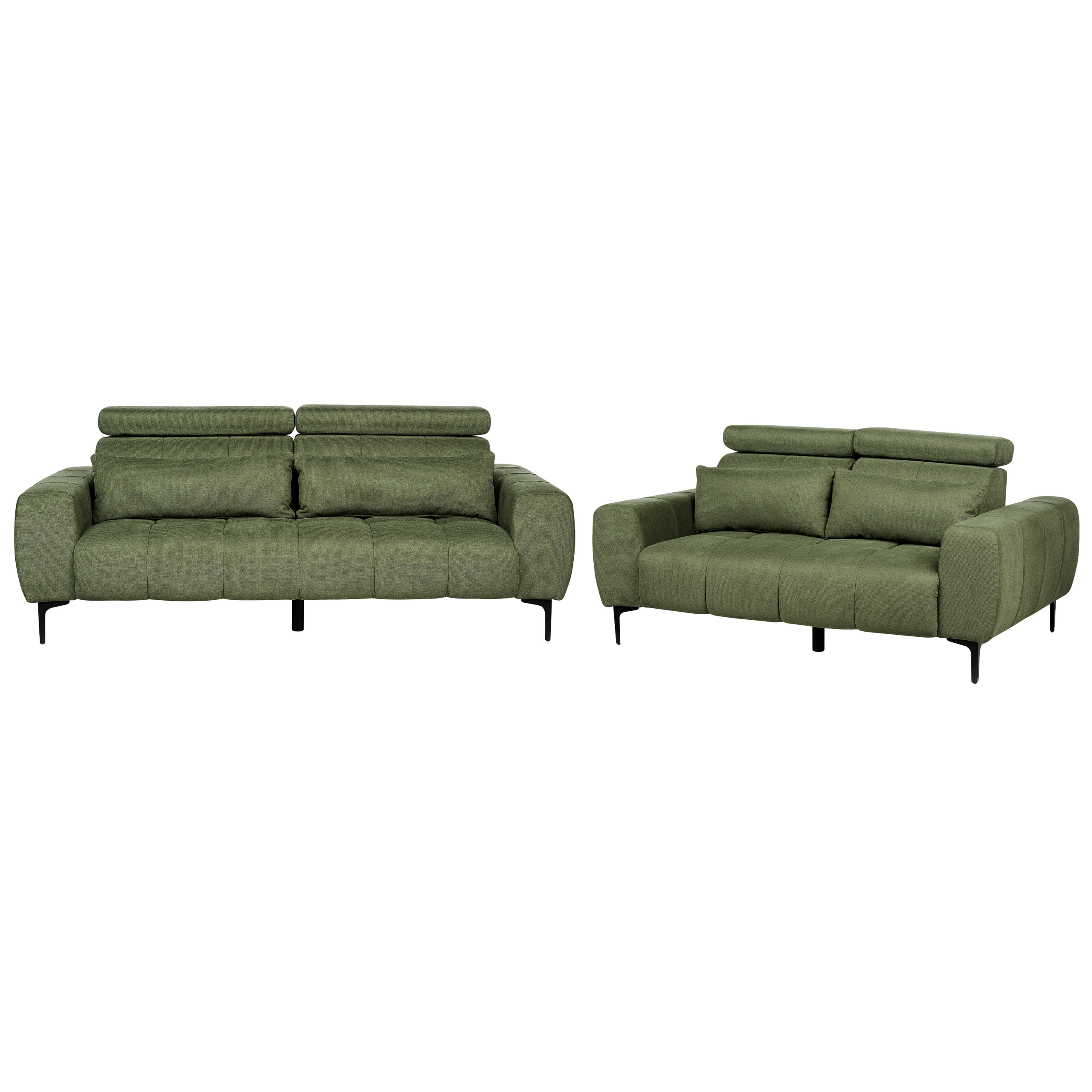Bankenset stof groen VEGAMO