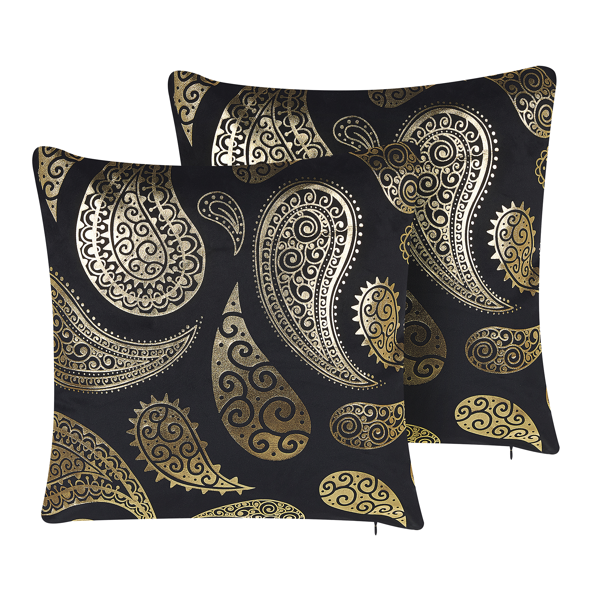 Set van 2 kussens Fluweel Goud URSINIA 45 x 45 cm