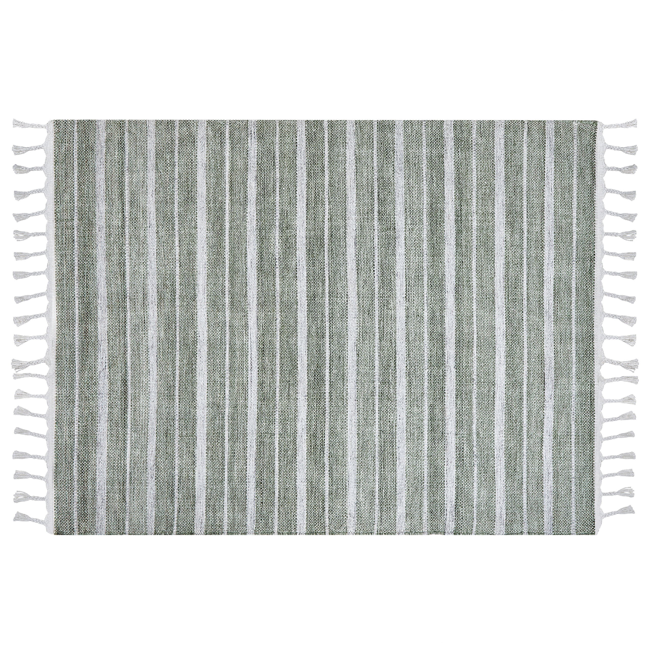 Vloerkleed synthetisch groen 140 x 200 cm BADEMLI