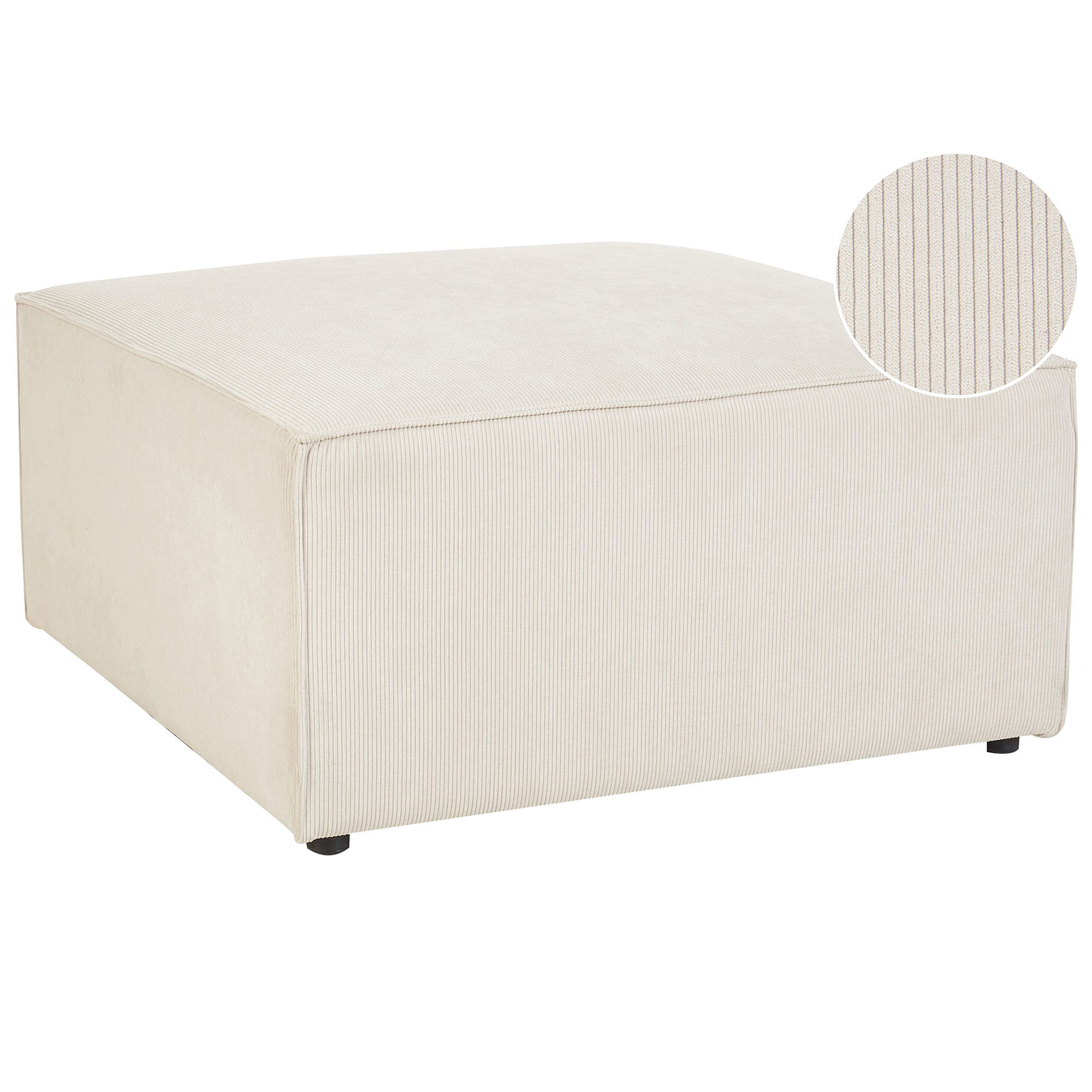 Ottomaan corduroy beige LEMVIG
