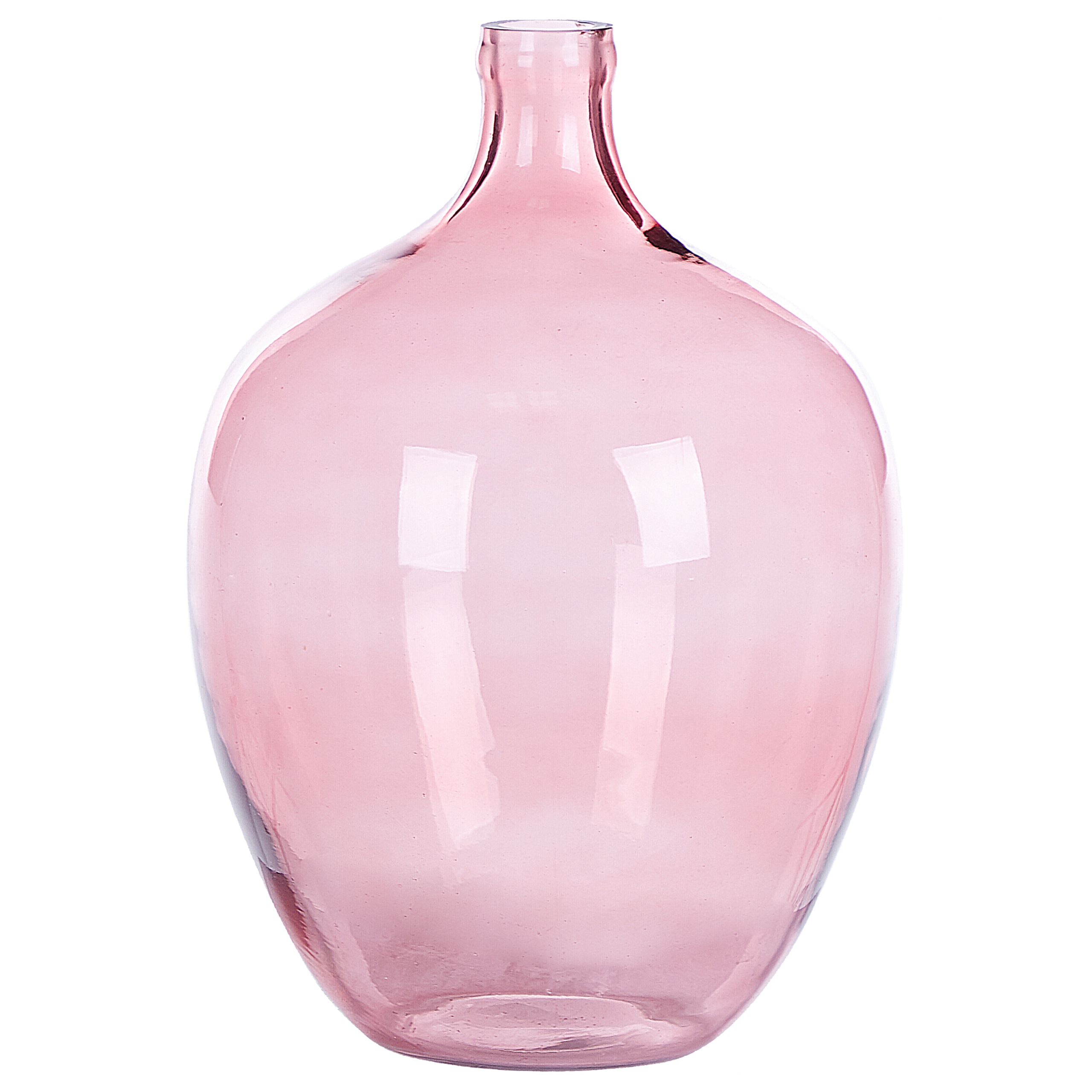 Glas Decovaas 39 cm Roze ROTI