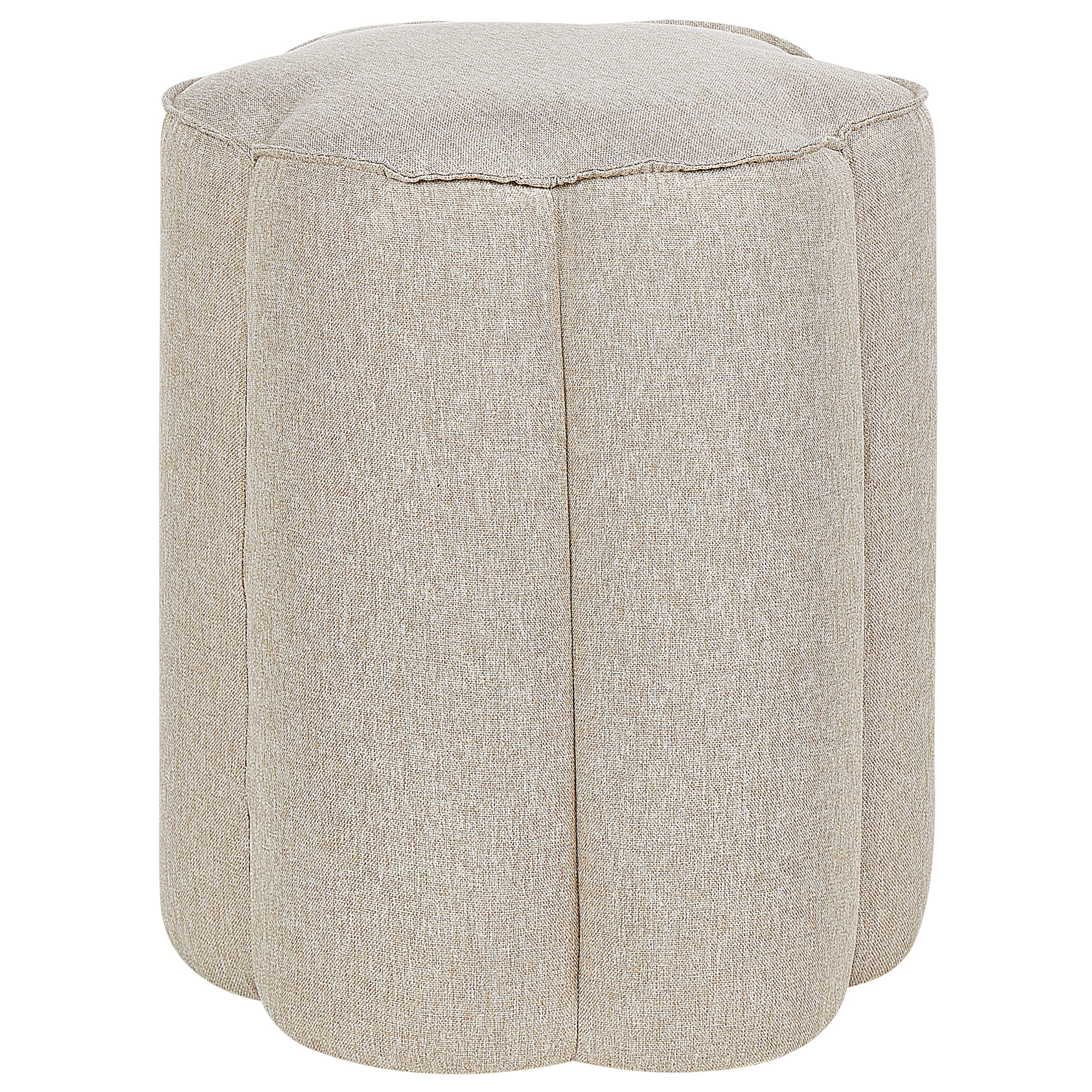 Poef linnen beige TAPPEN