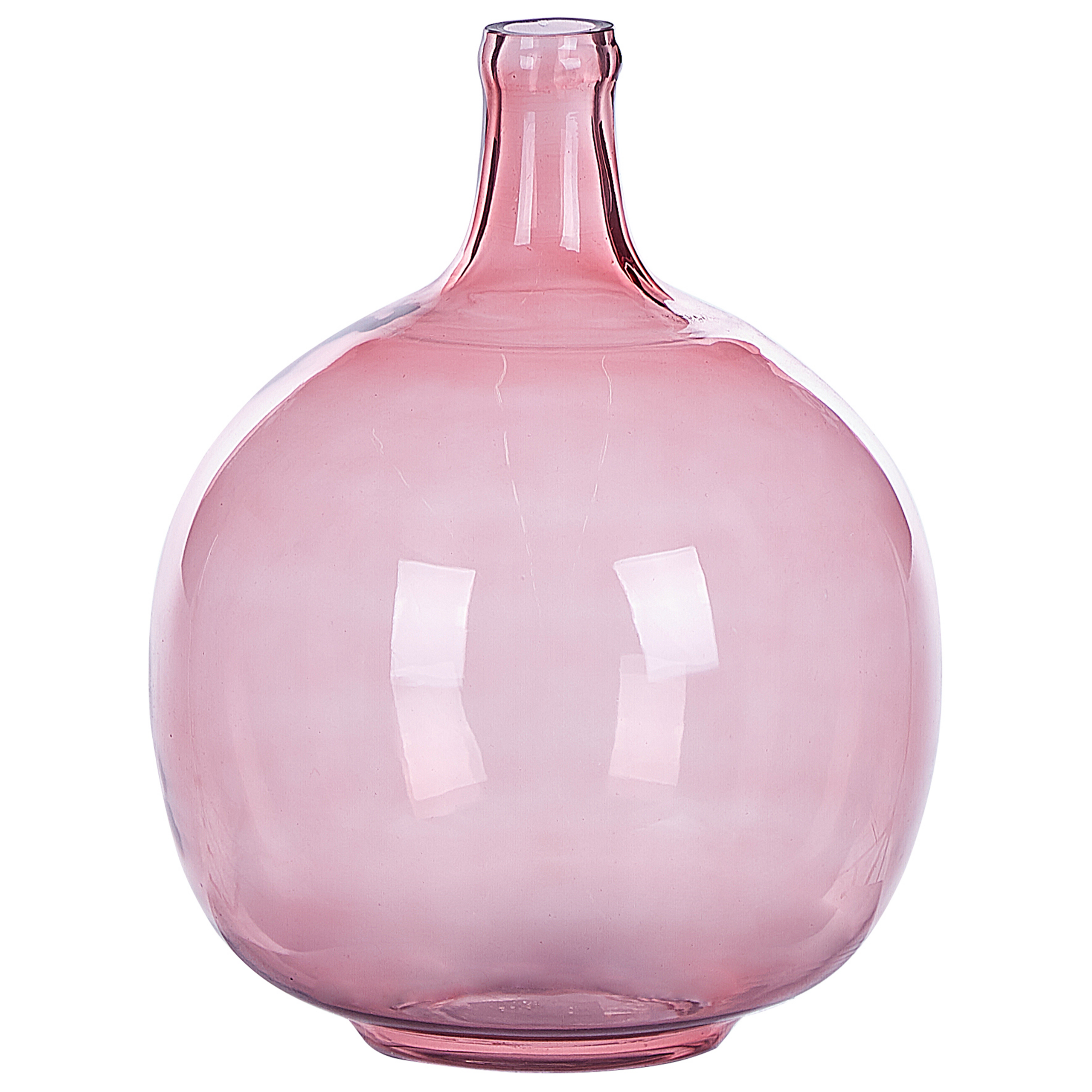 Glas Decovaas 31 cm Roze CHAPPATHI