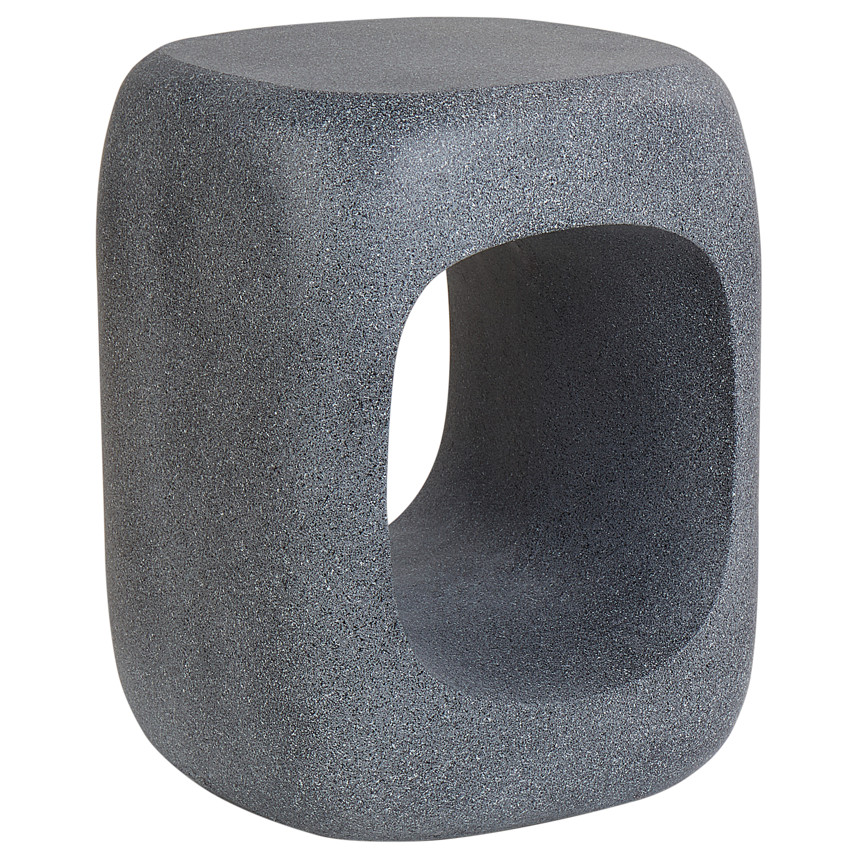 Image of Tavolino decorativo in fibra di vetro MgO forma irregolare effetto marmo effetto marmo resistente ai raggi UV macchie di ruggine macchie di acqua e vento soggiorno moderno all&#39;aperto grigio