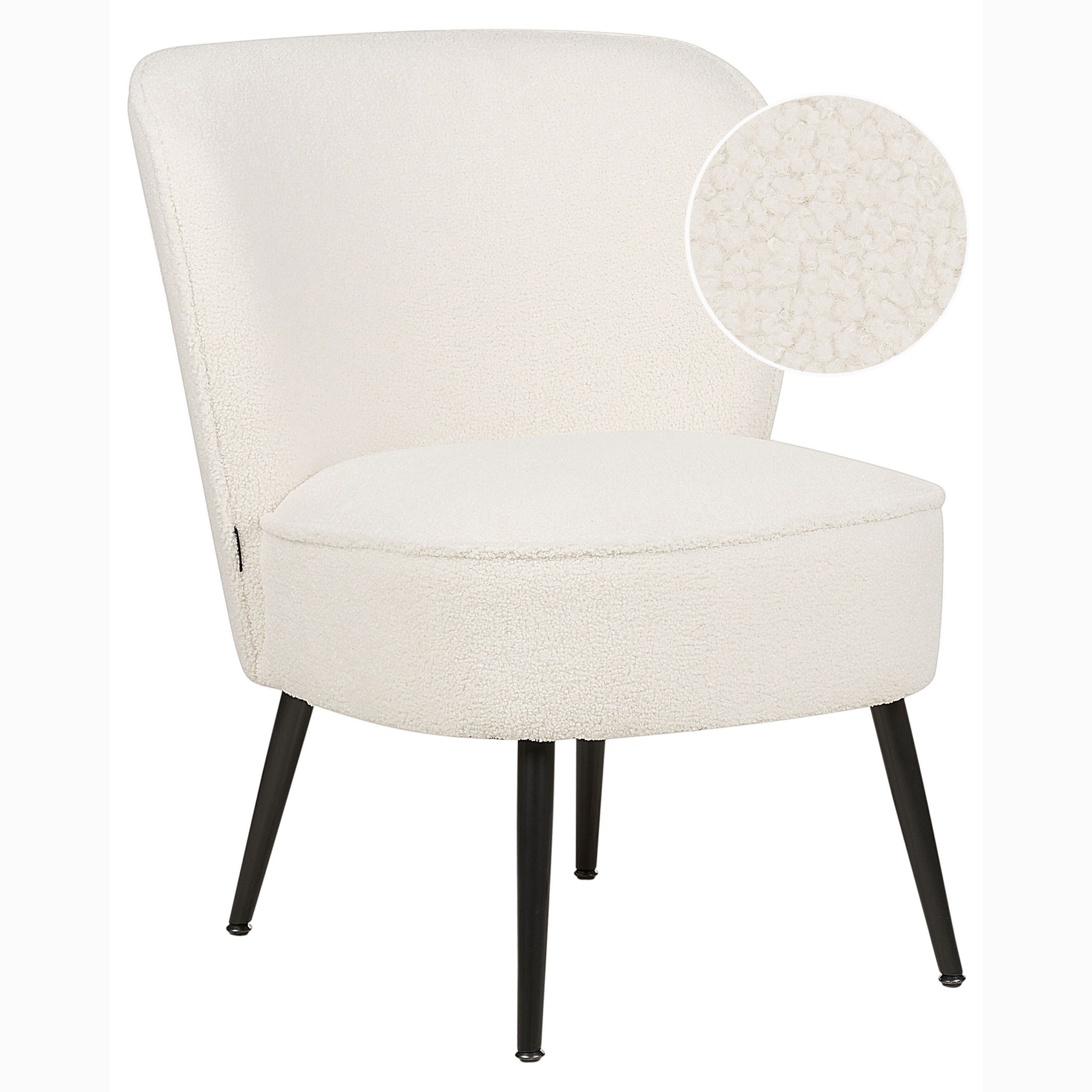 Fauteuil Bouclé Wit VOSS