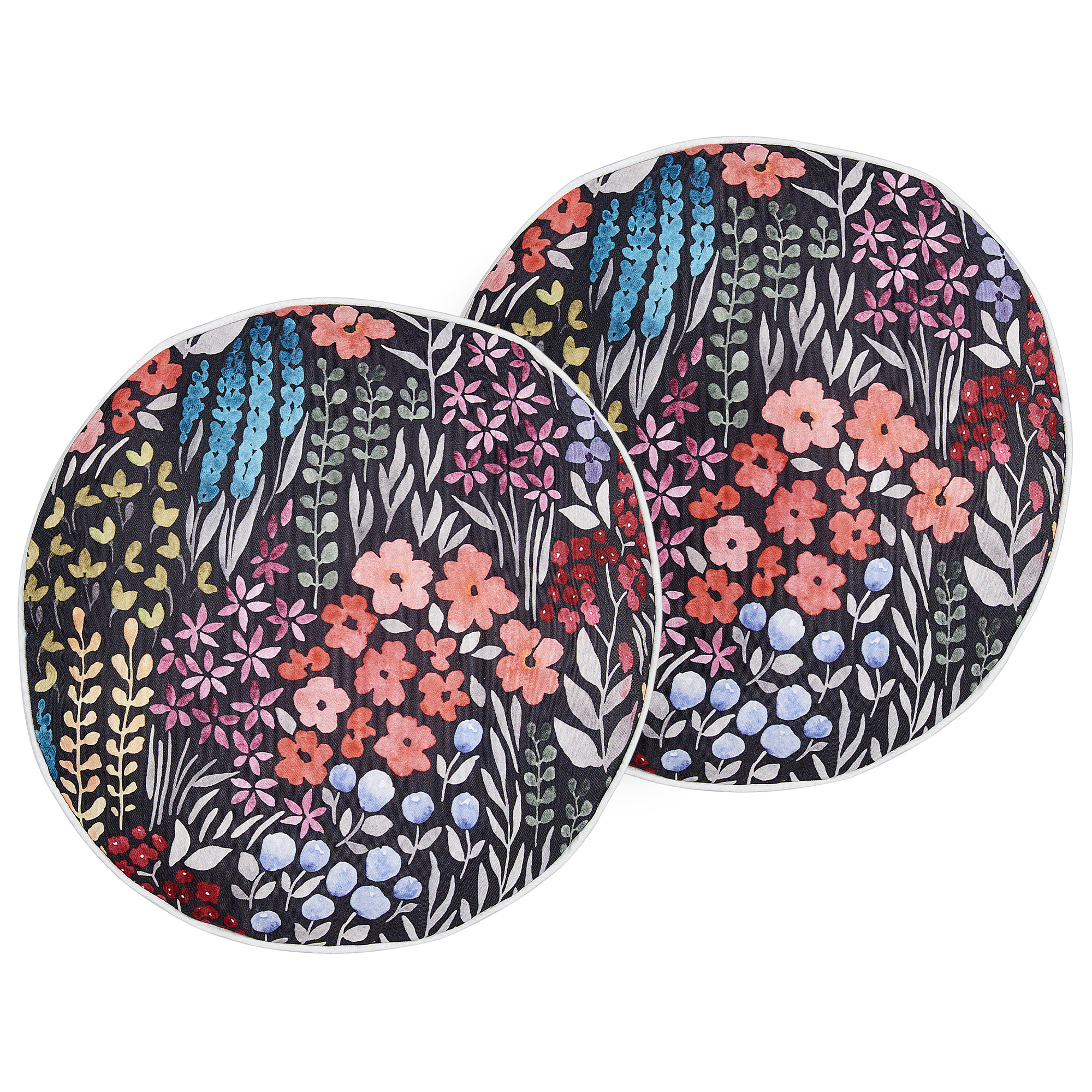 Set van 2 kussens Multicolor CASTELARO 40 x 40 cm
