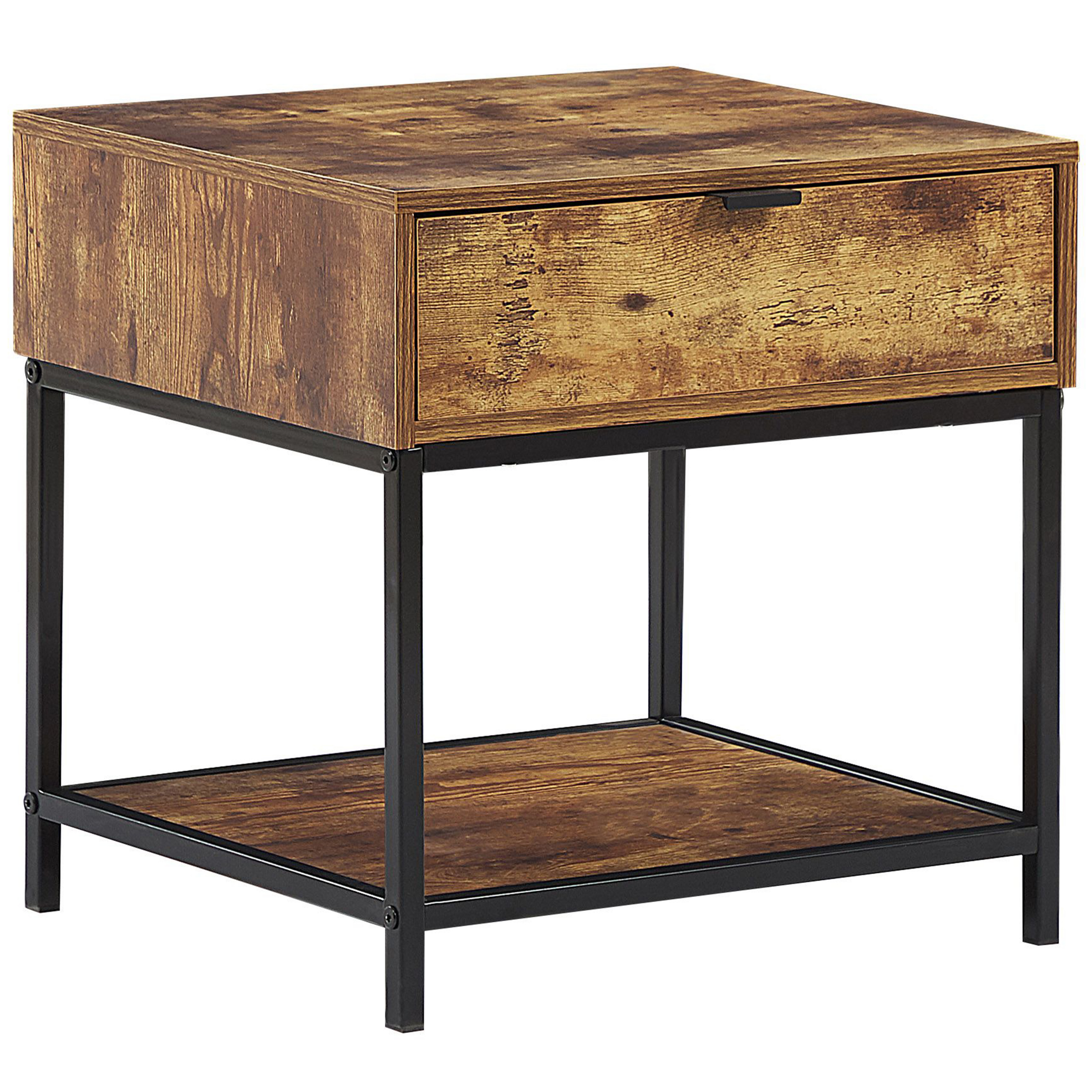 Bijzettafel Donkere houtkleur BERKLEY