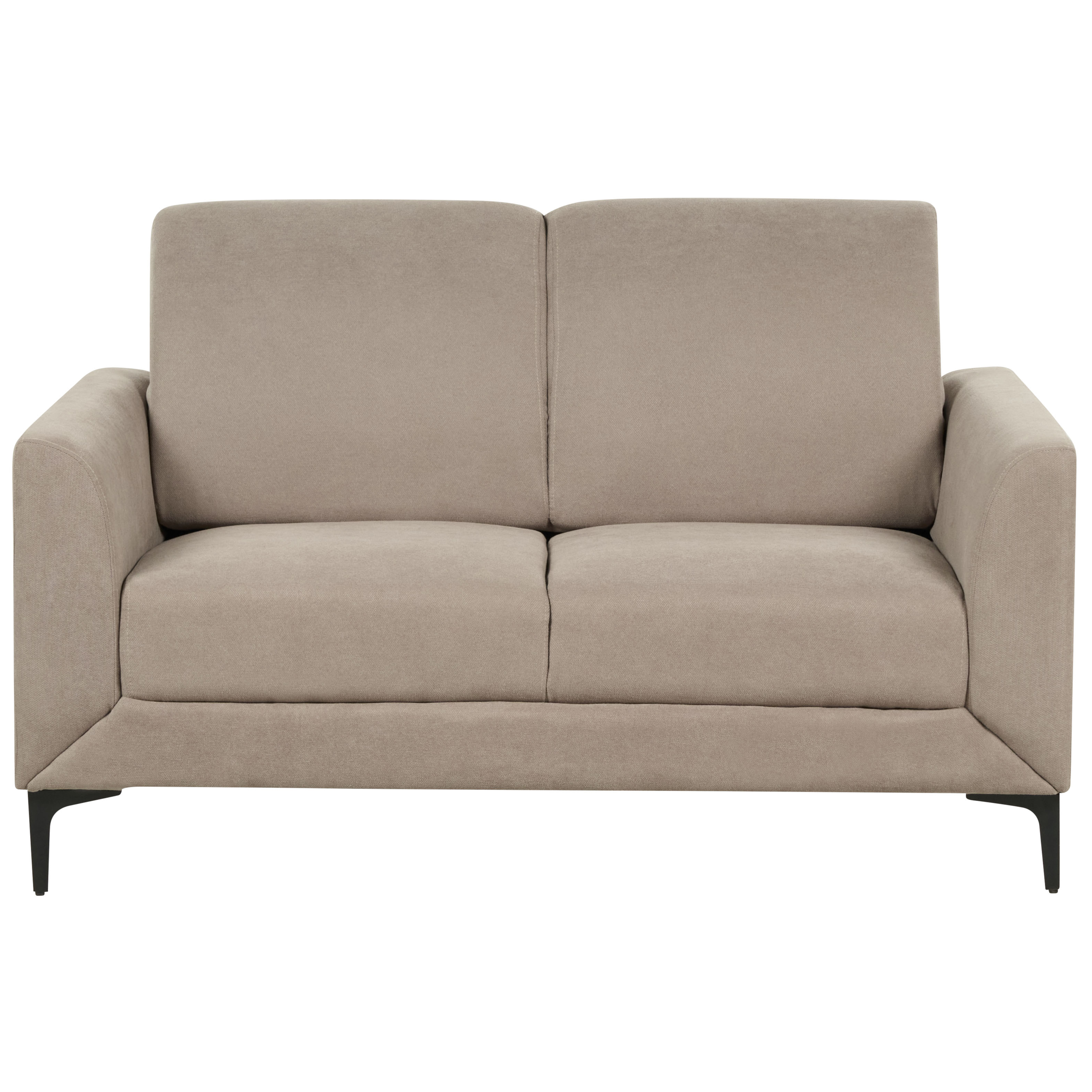 Tweezitsbank stof taupe FENES
