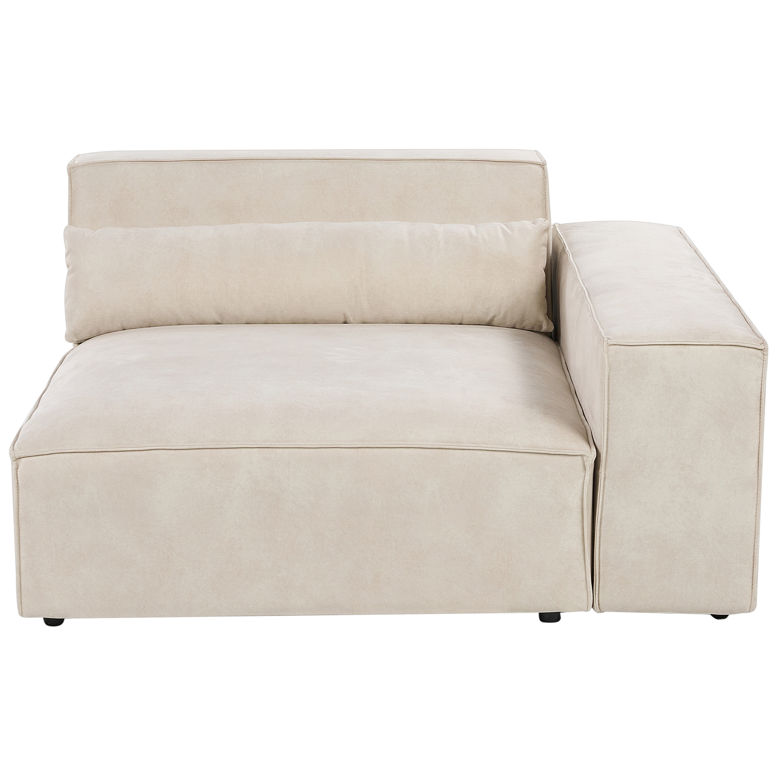 Hoekmodule Fluweel Lichtbeige HELLNAR