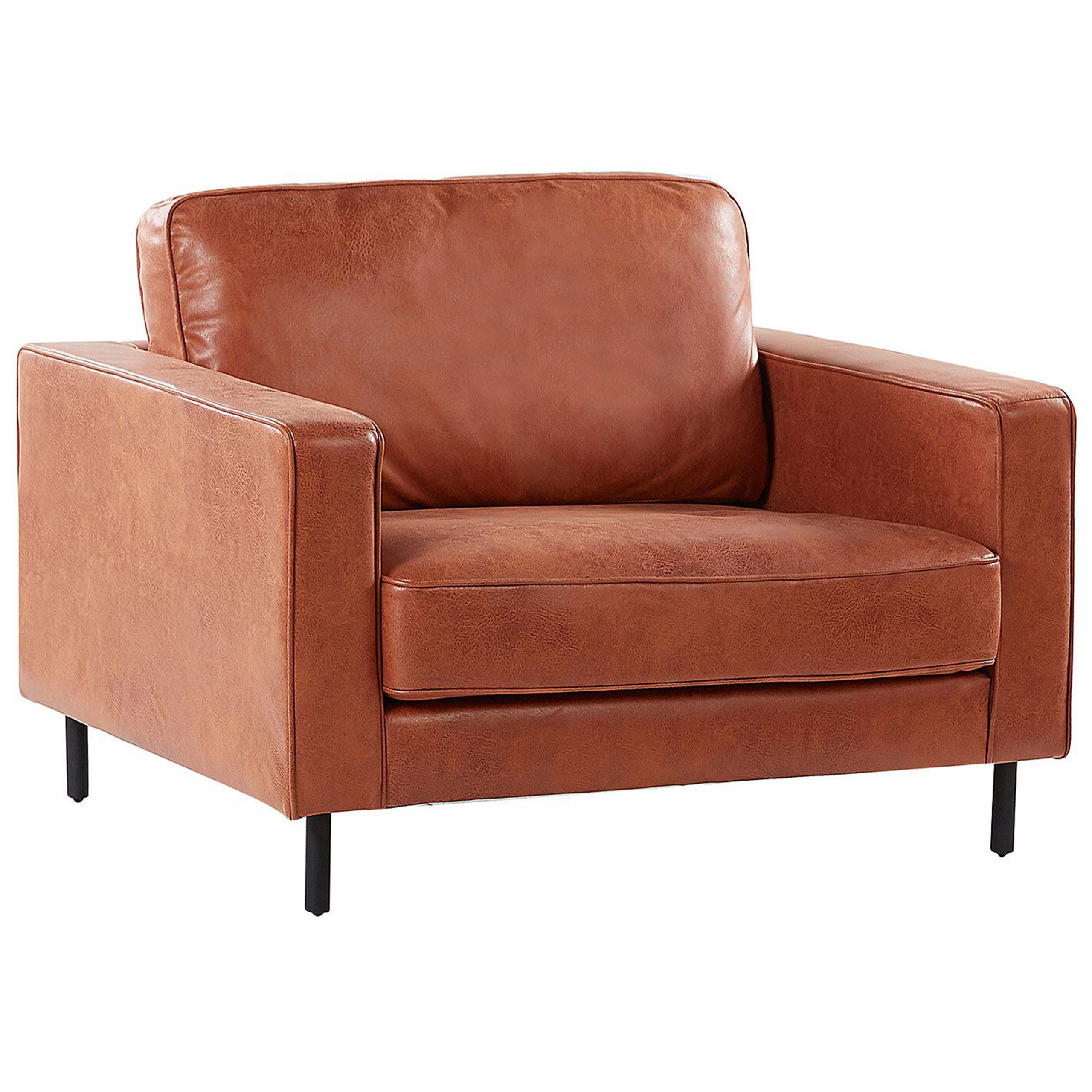 Fauteuil Kunstleer Goudbruin SAVALEN