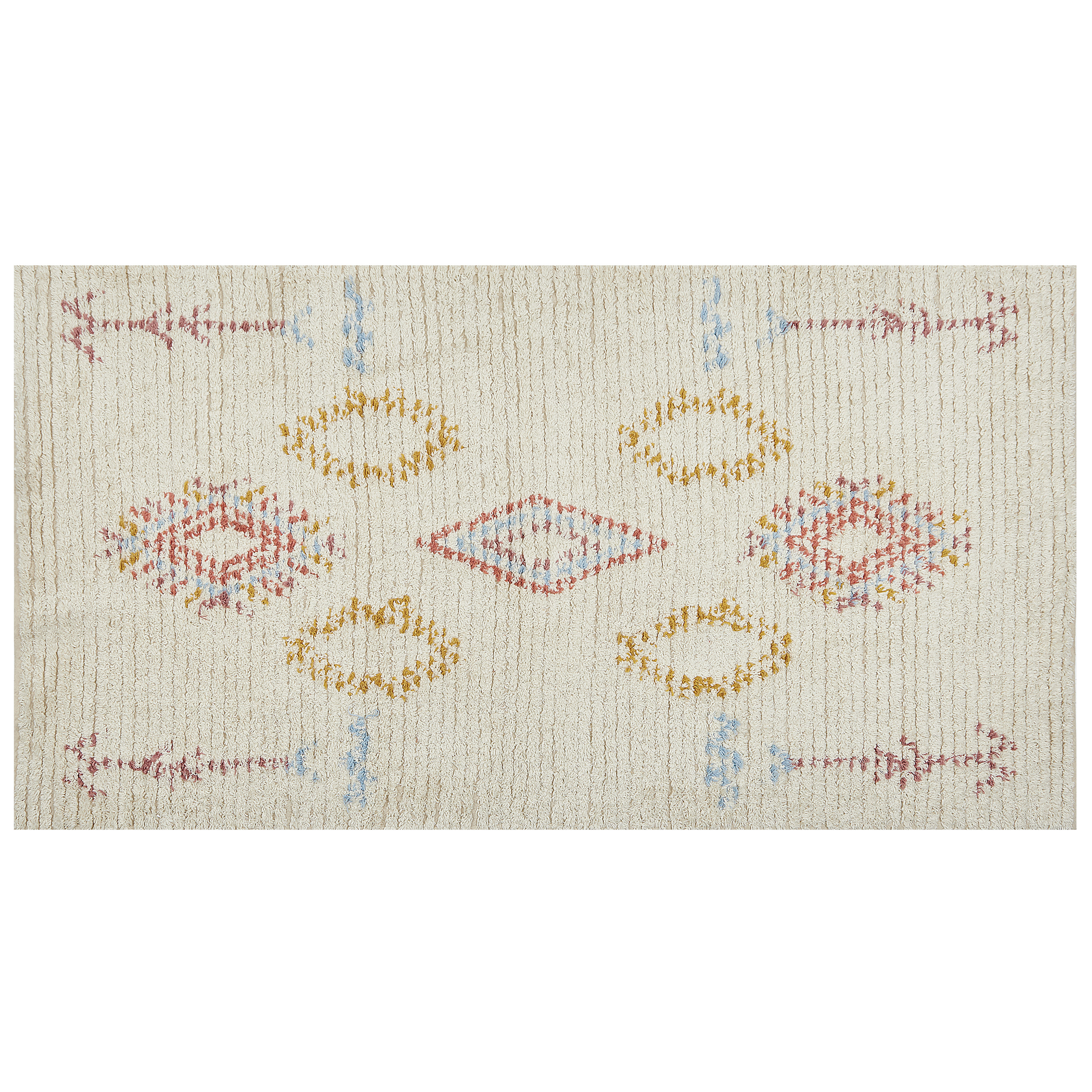 Vloerkleed katoen beige 80 x 150 cm BETTIAH