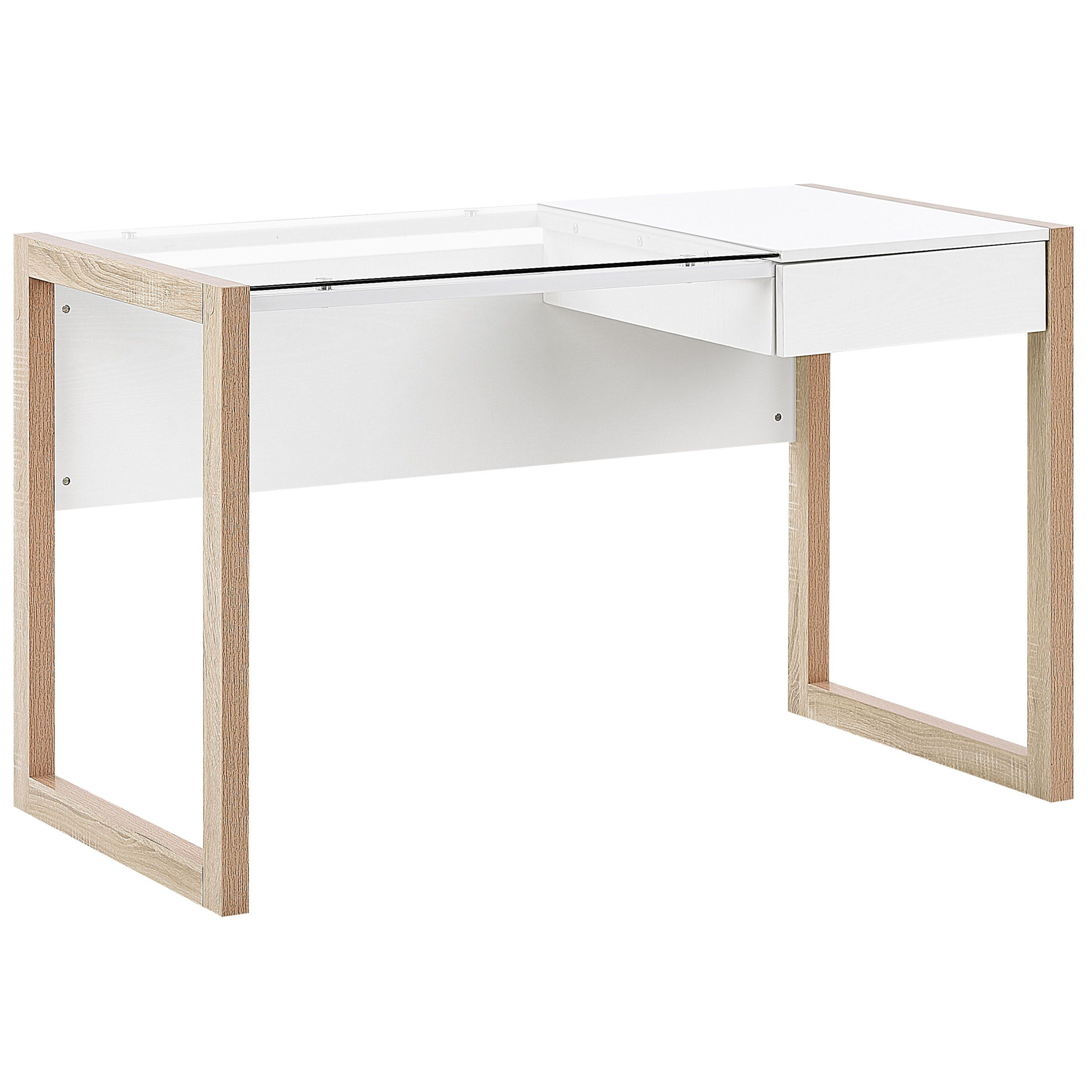 Bureau 120 x 60 cm Wit JENKS