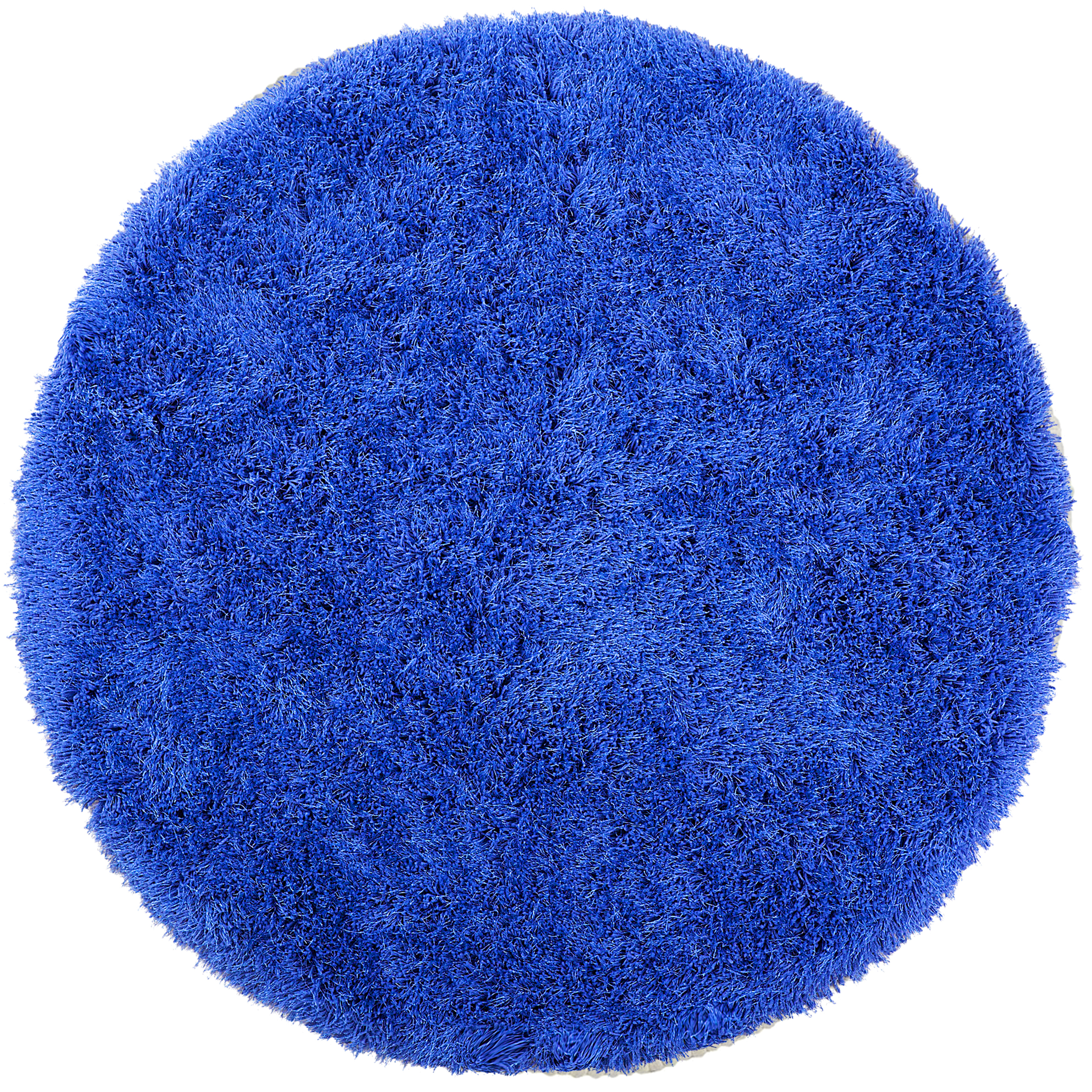 Vloerkleed polyester blauw ⌀ 140 cm CIDE