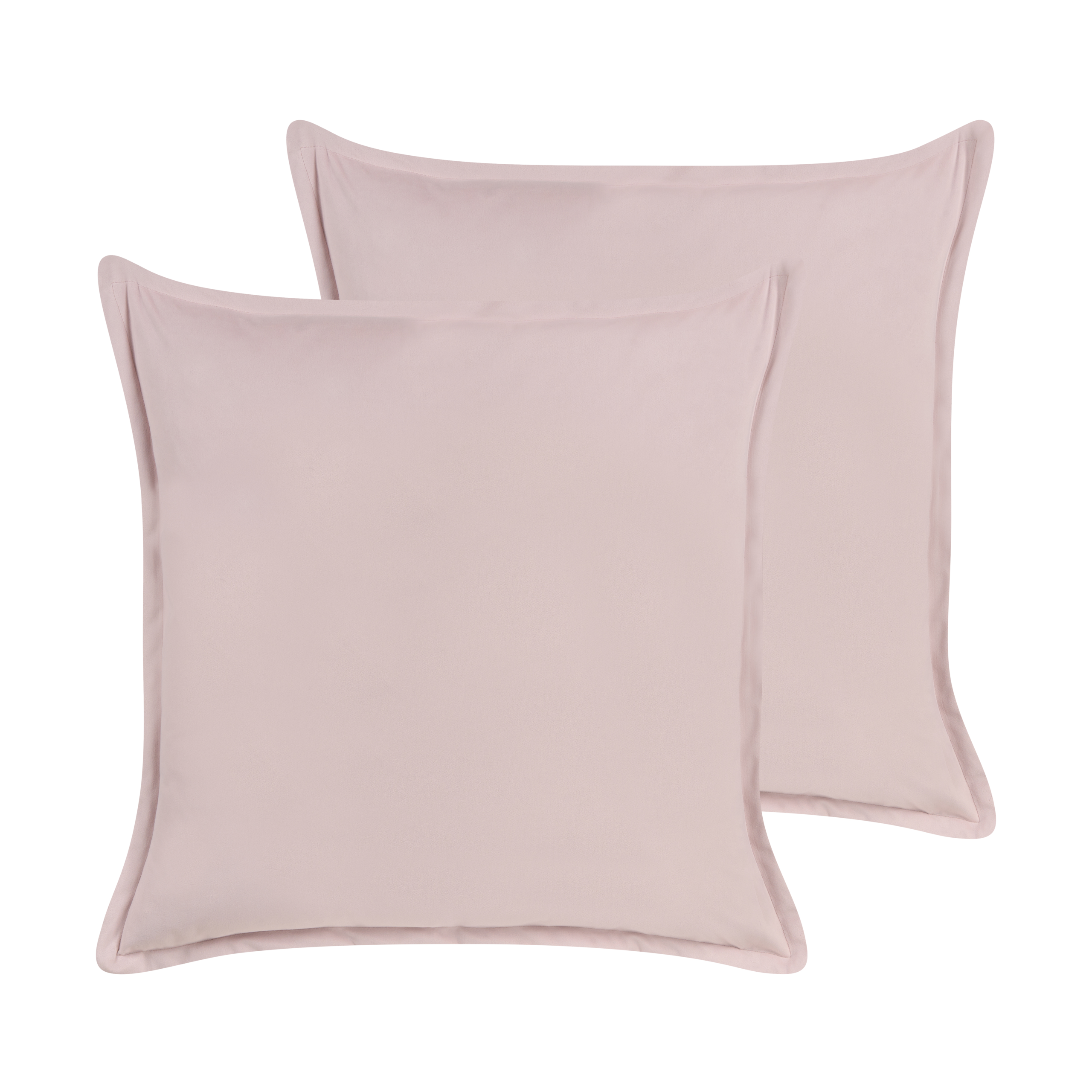 Set van 2 kussens Fluweel Roze EUSTOMA 60 x 60 cm