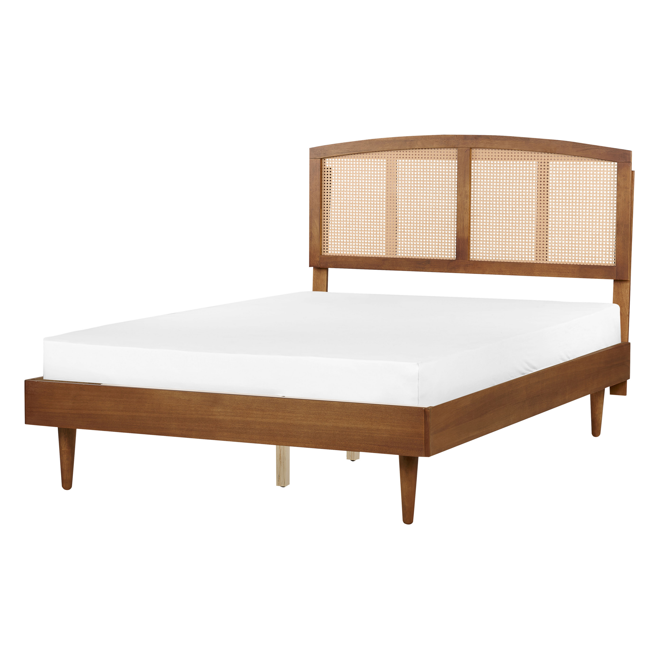 Bed hout lichtbruin 140 x 200 cm VARZY