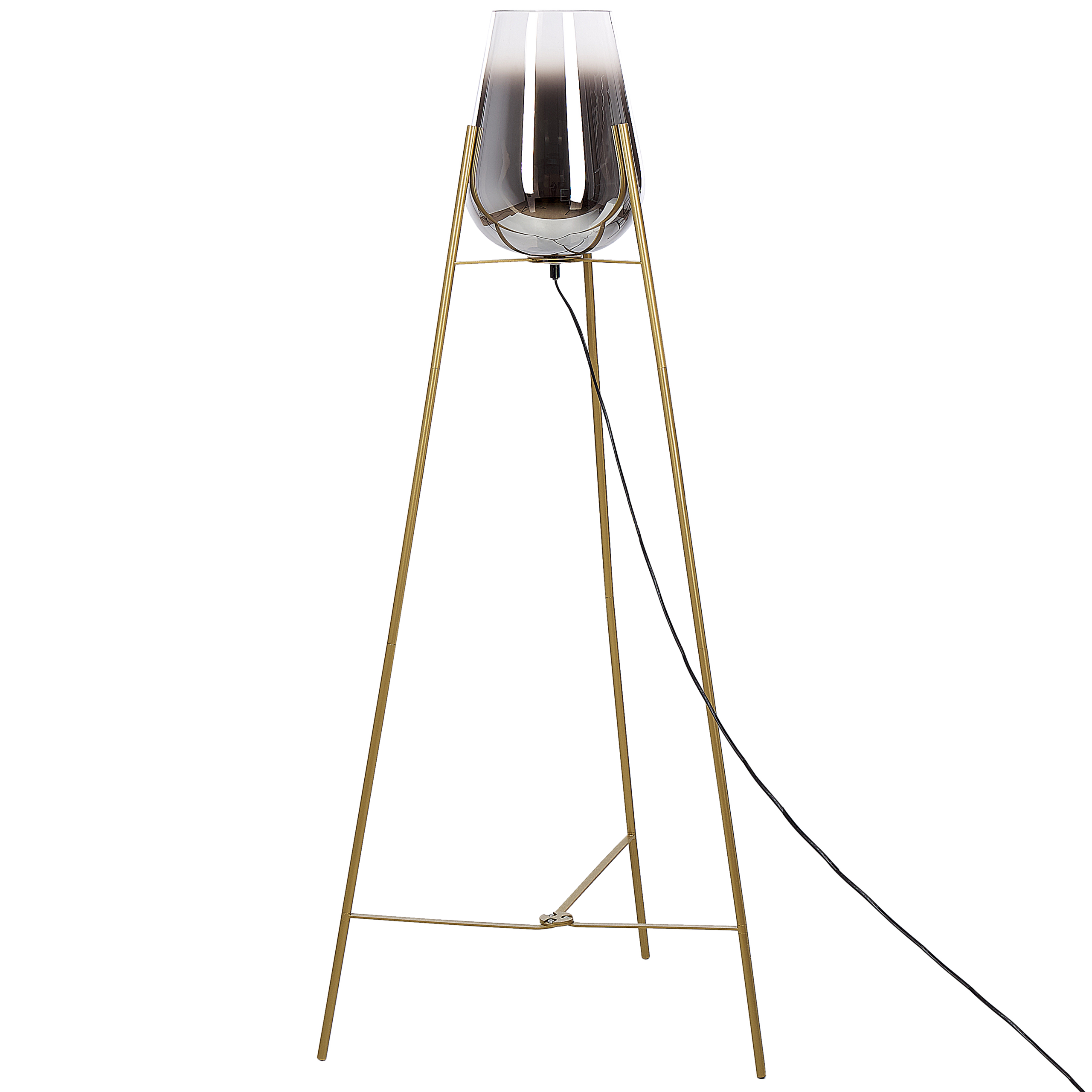 Staande lamp metaal goud MENA