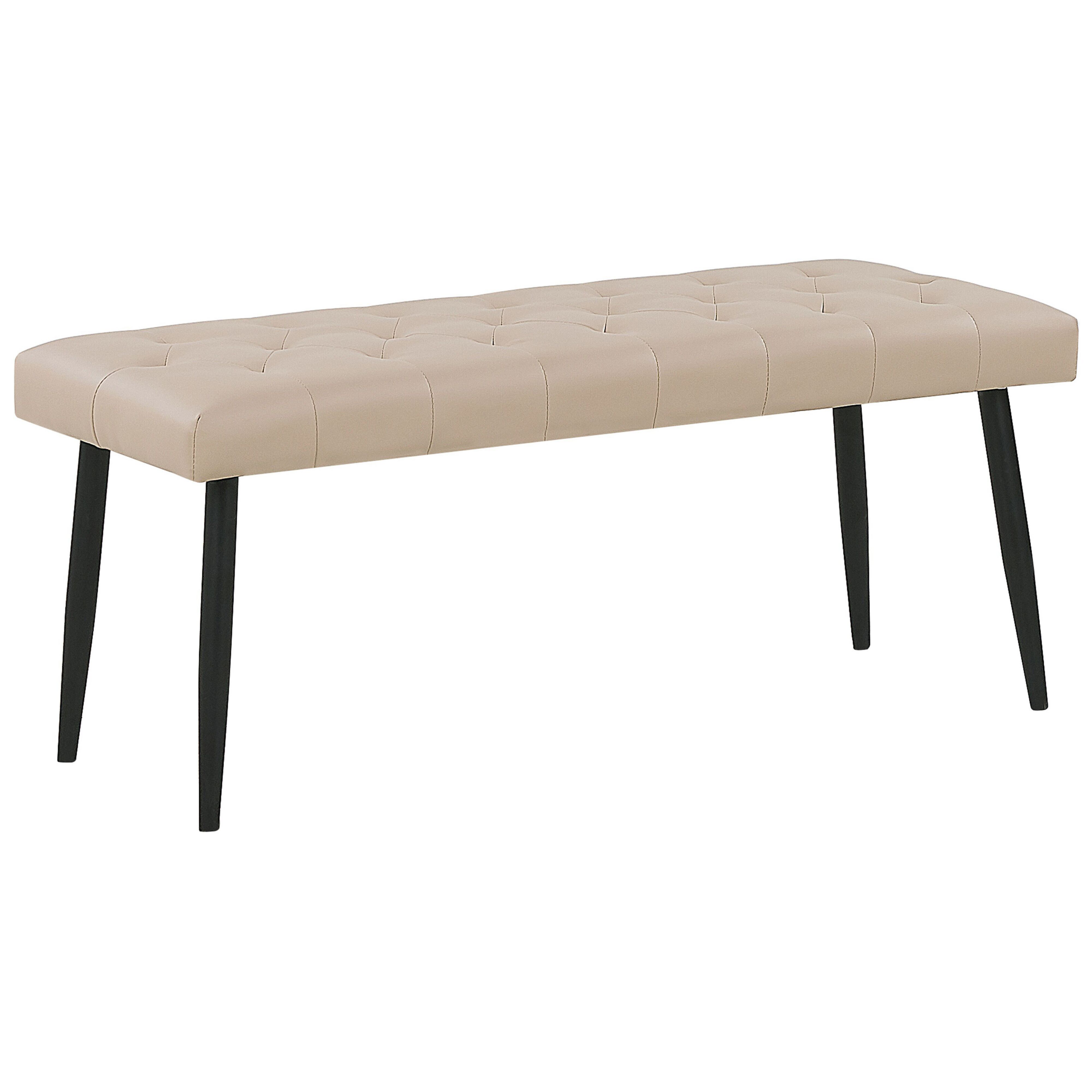 Bank kunstleer beige ESSONNE
