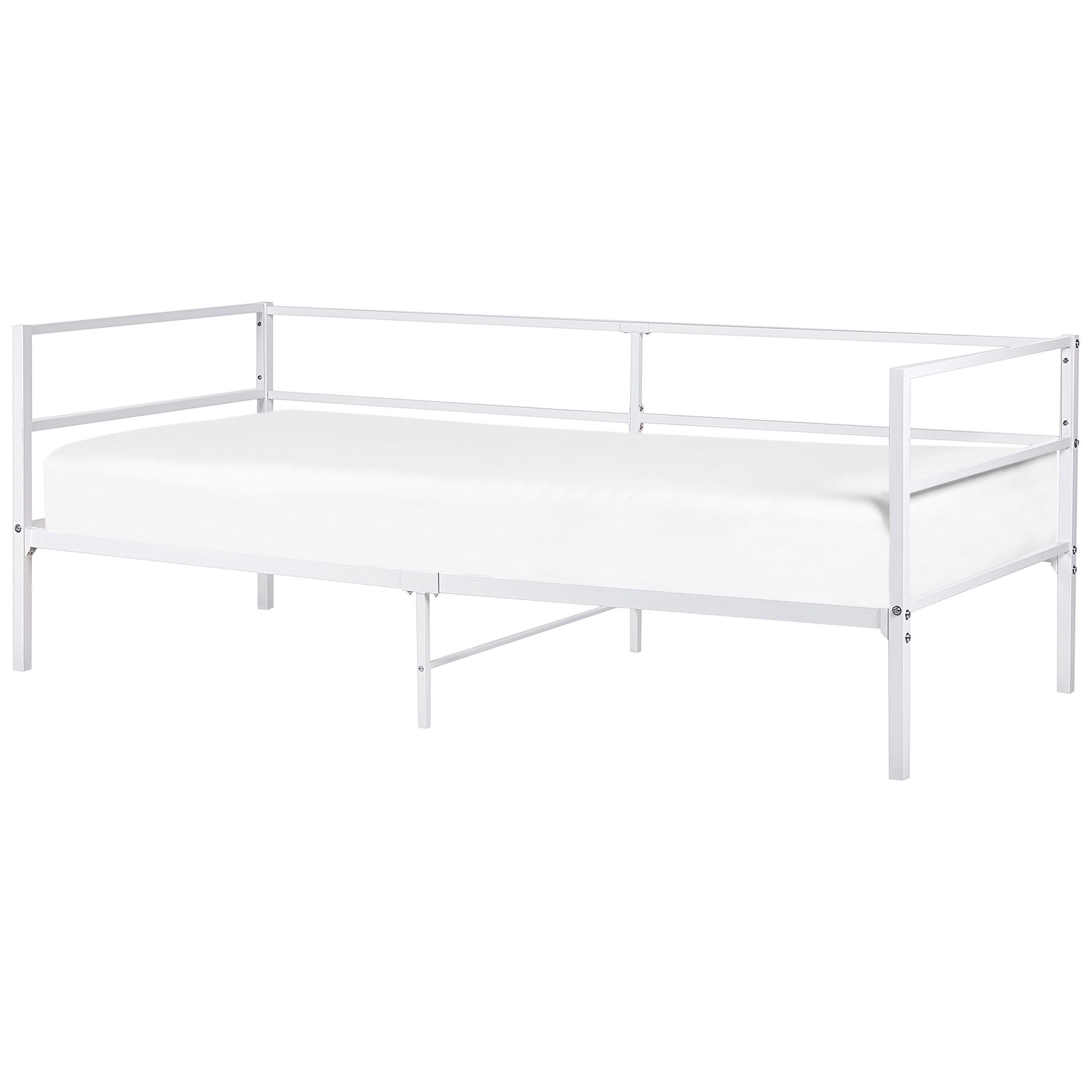 Bed metaal wit 90 x 200 cm BATTUT