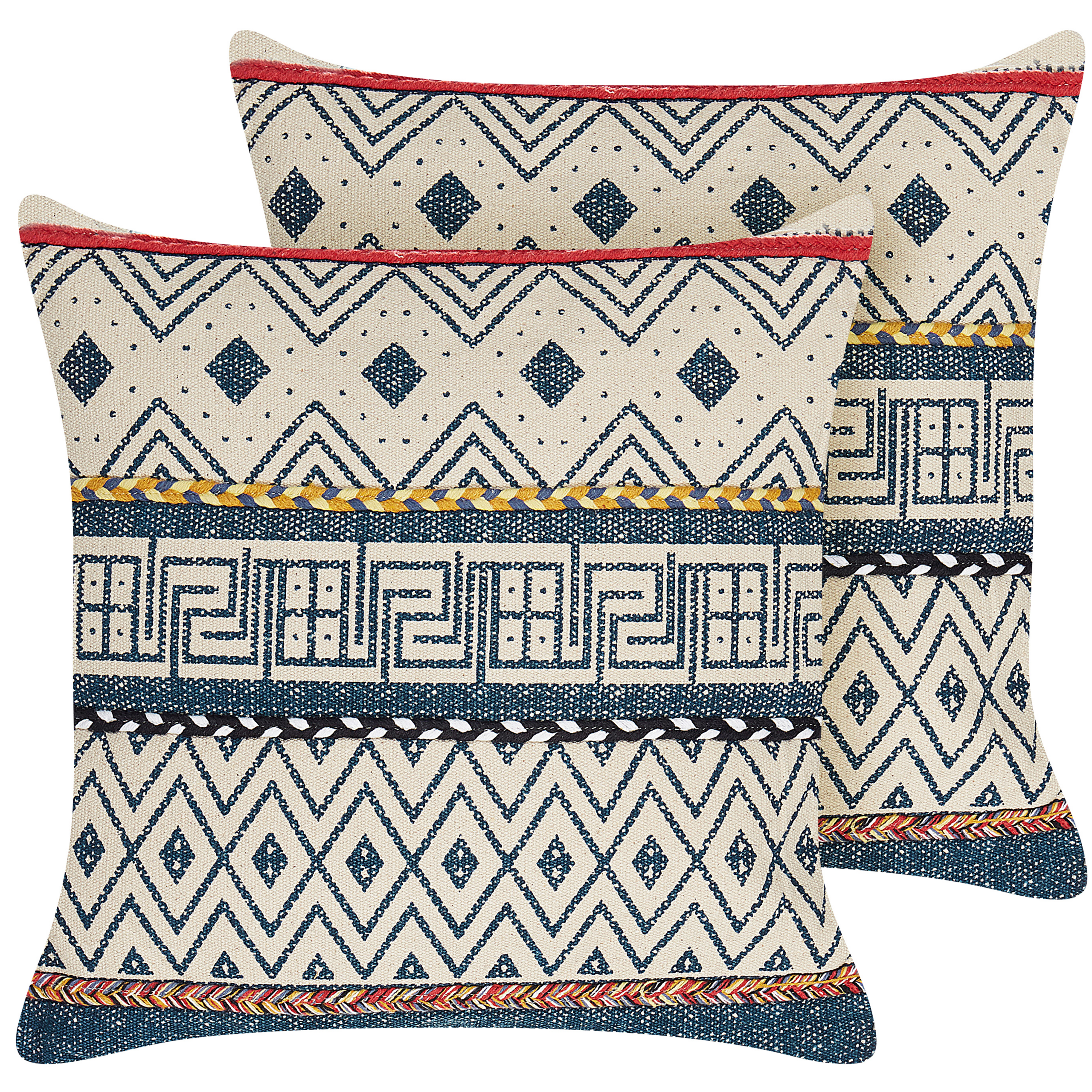 Set van 2 kussens Katoen Koper SOUK 50 x 50 cm