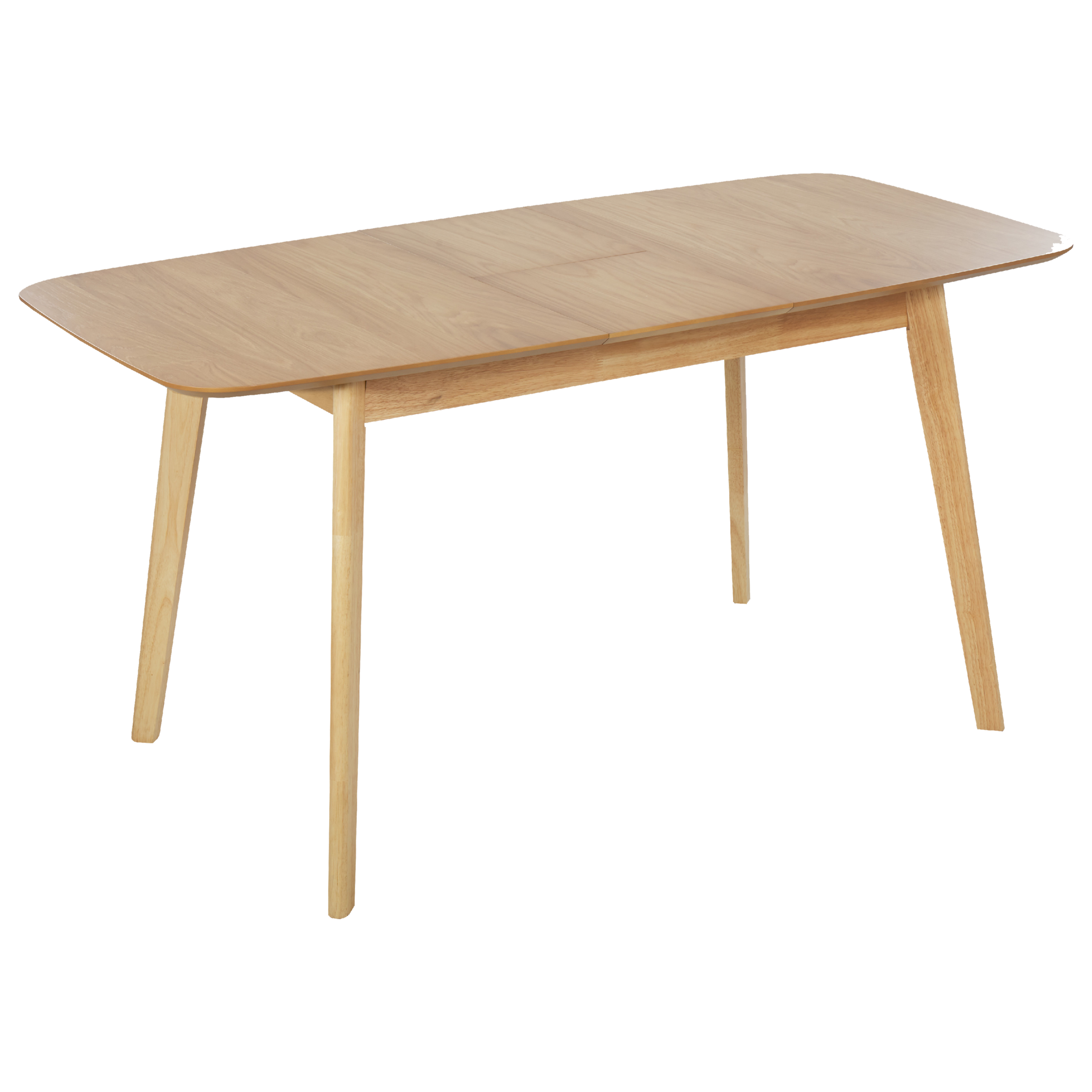 Eettafel uitschuifbaar lichthout 120/150 x 75 cm MADOX