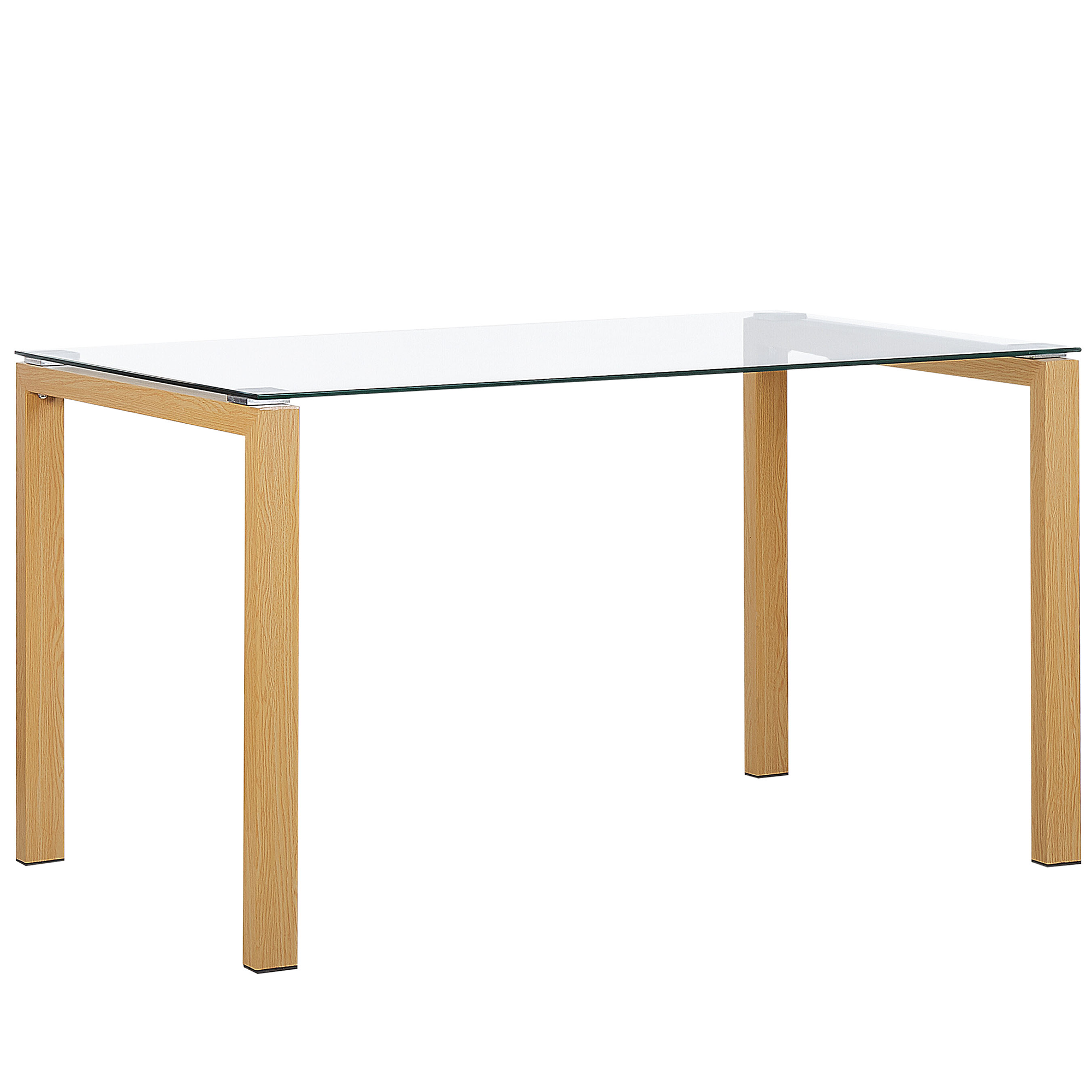 Beliani - Mesa de jantar de vidro 130 x 80 cm TAVIRA