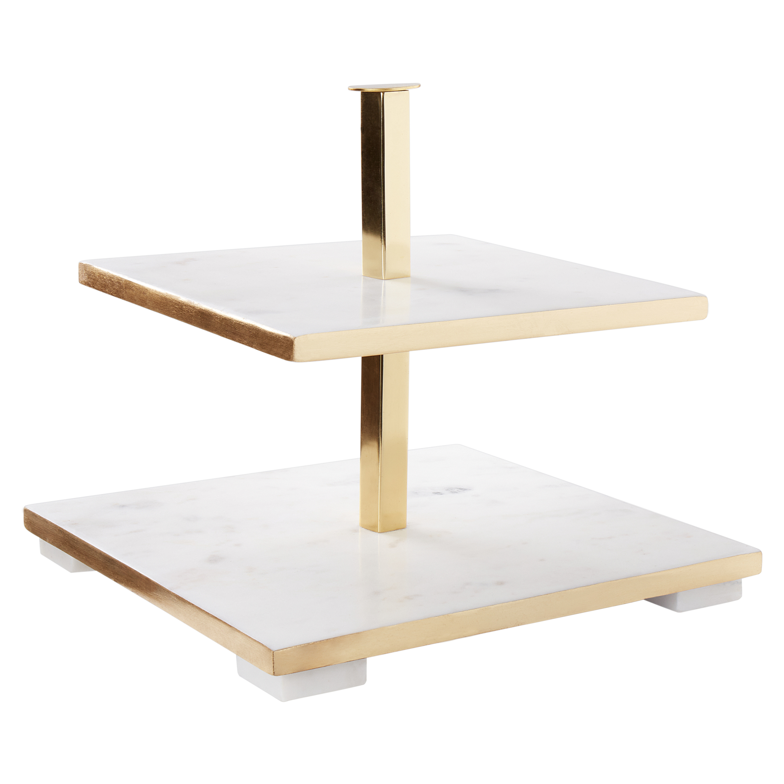 Etagère marmer wit/goud FARSALA