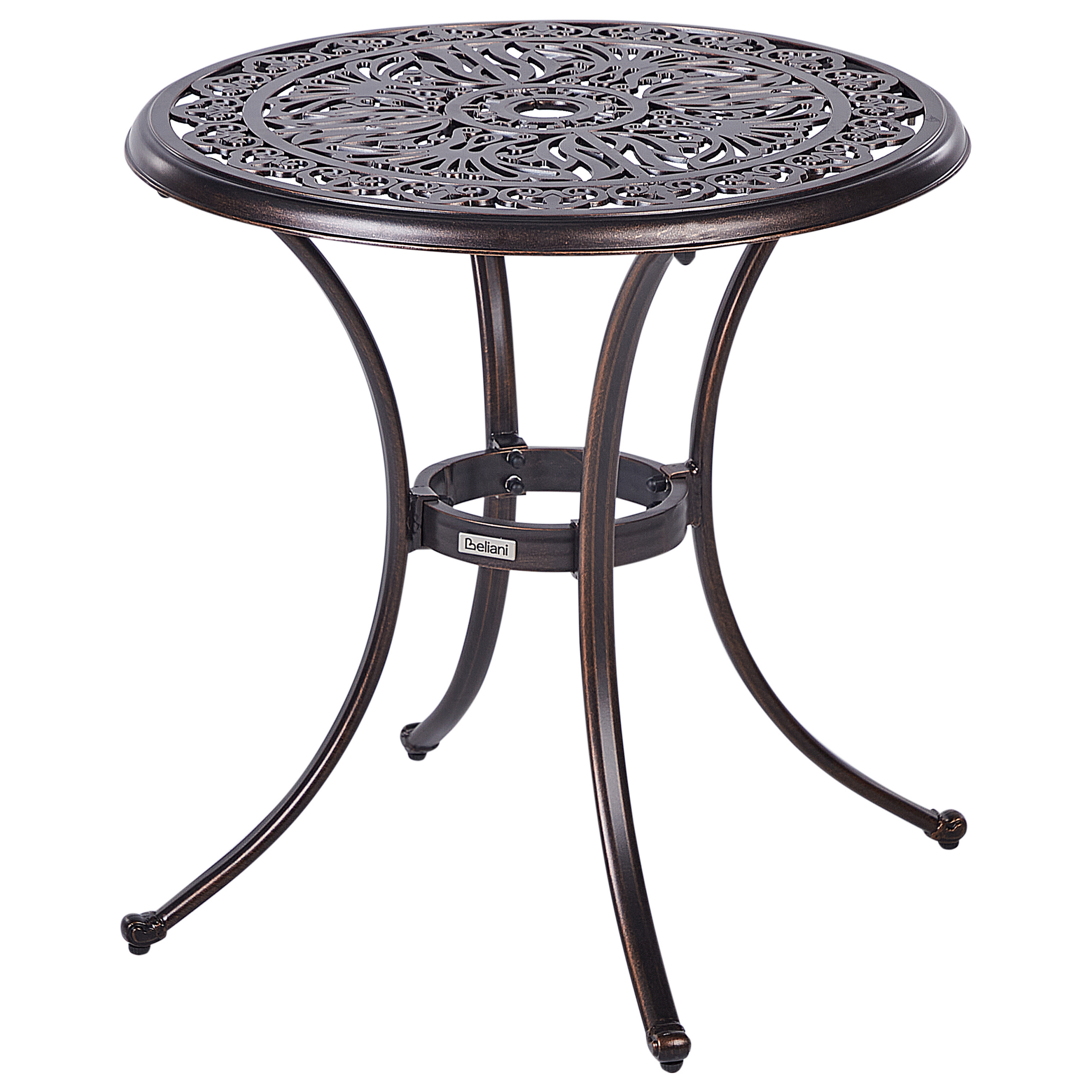 Tuintafel Metaal Bruin ANDALO