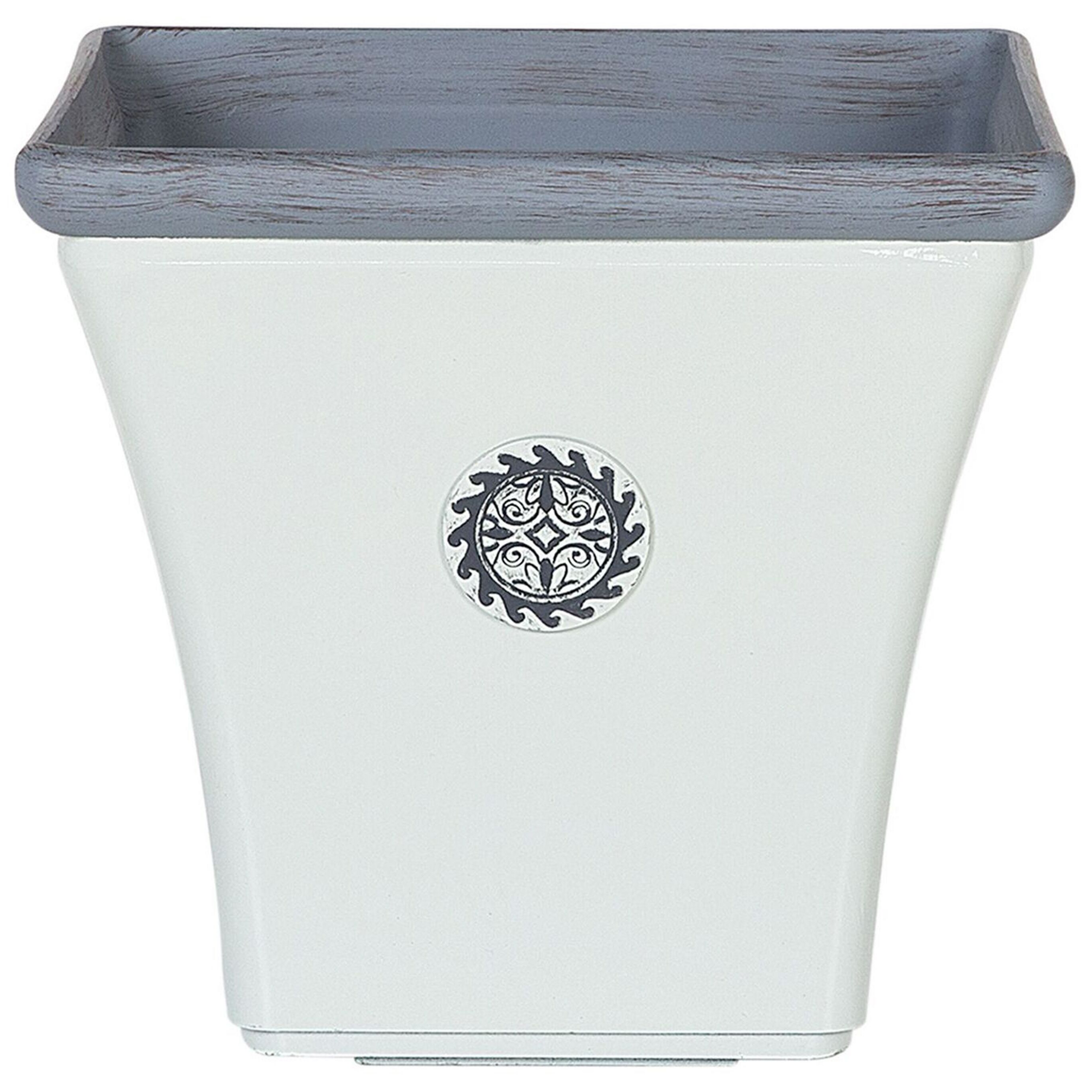 Bloempot wit 43x43x39 cm ELATEIA