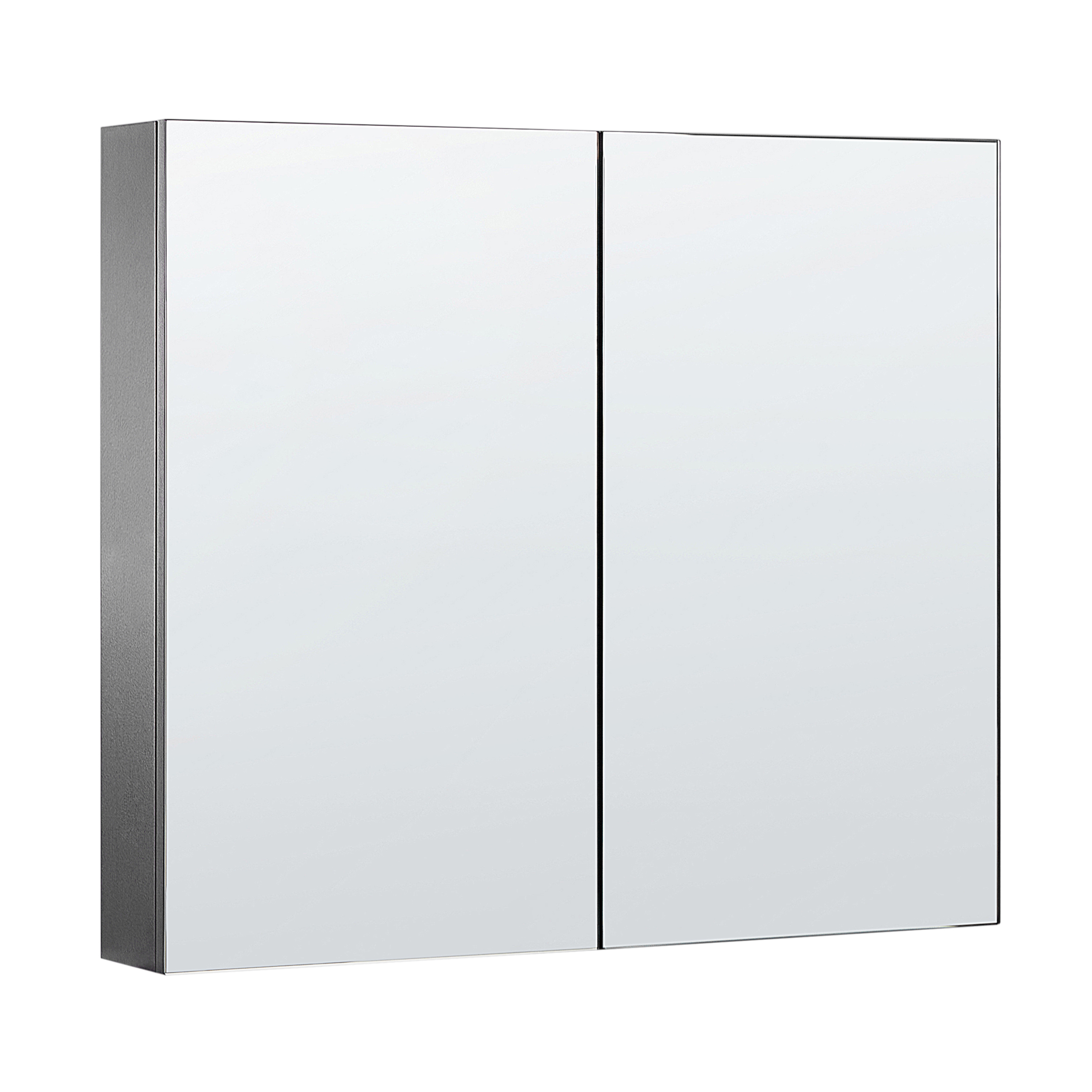 Spiegelkast zwart 80 x 70 cm NAVARRA