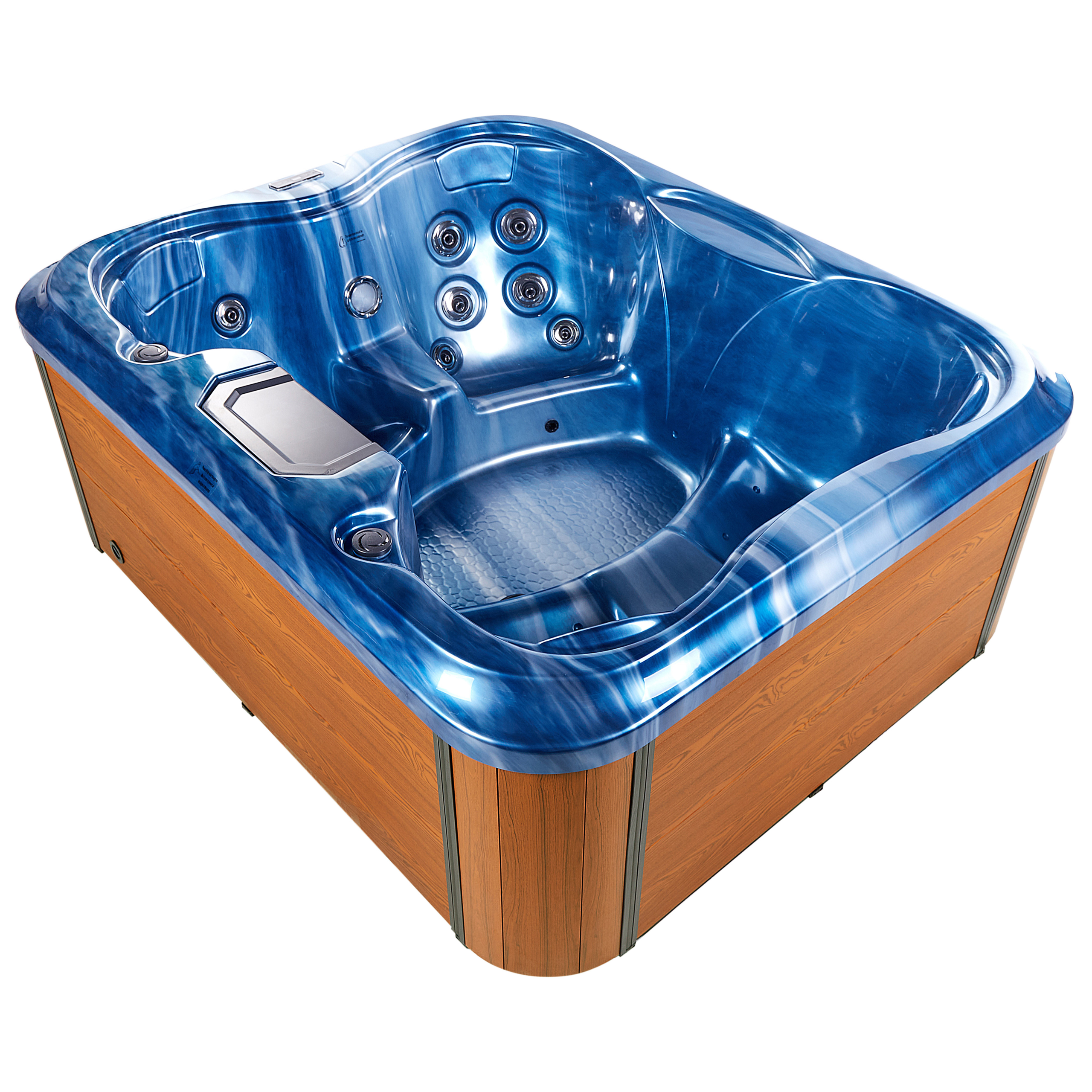 Hottub LED blauw 215 x 180 cm ARCELIA