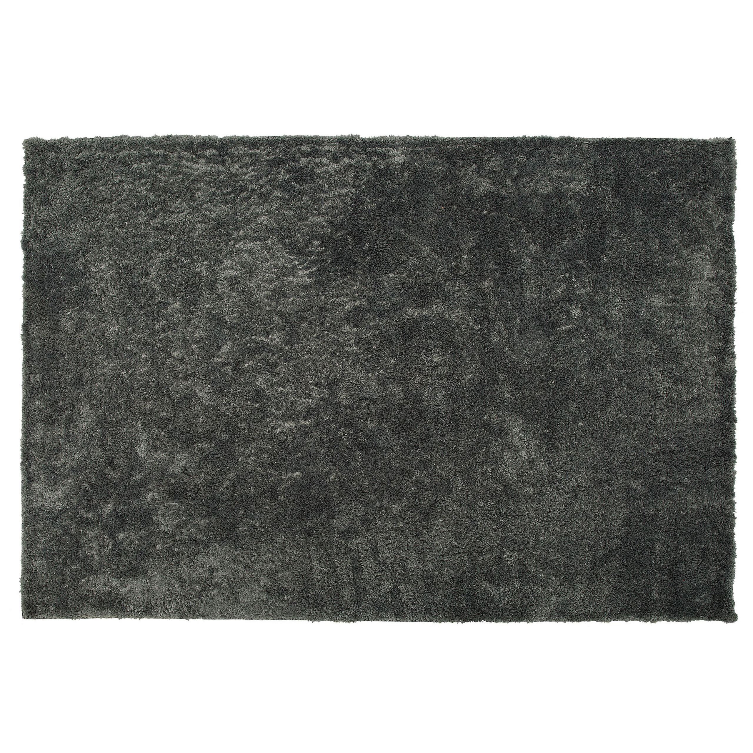 Vloerkleed polyester donkergrijs 160 x 230 cm EVREN