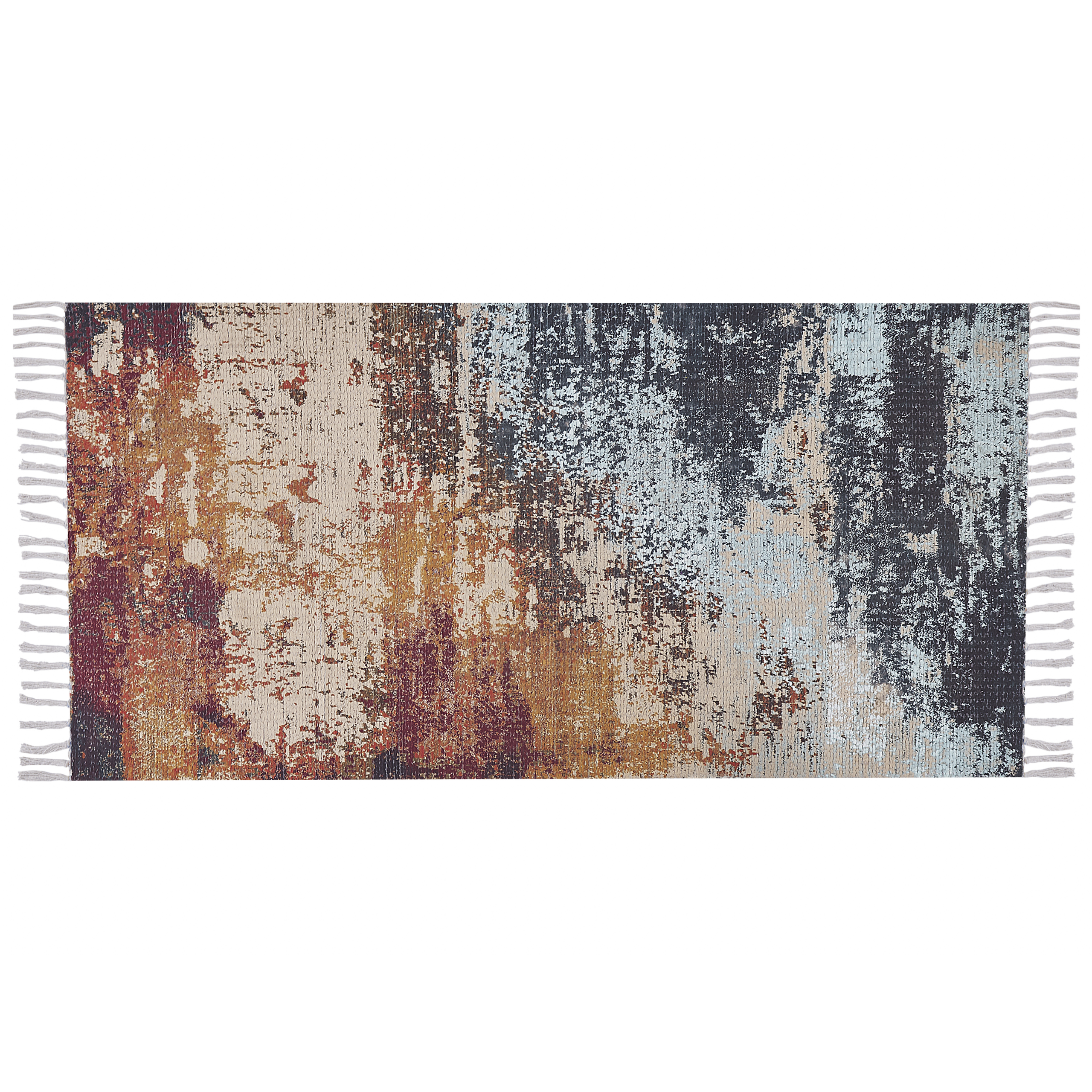 Vloerkleed polyester meerkleurig 80 x 150 cm GERMENCIK