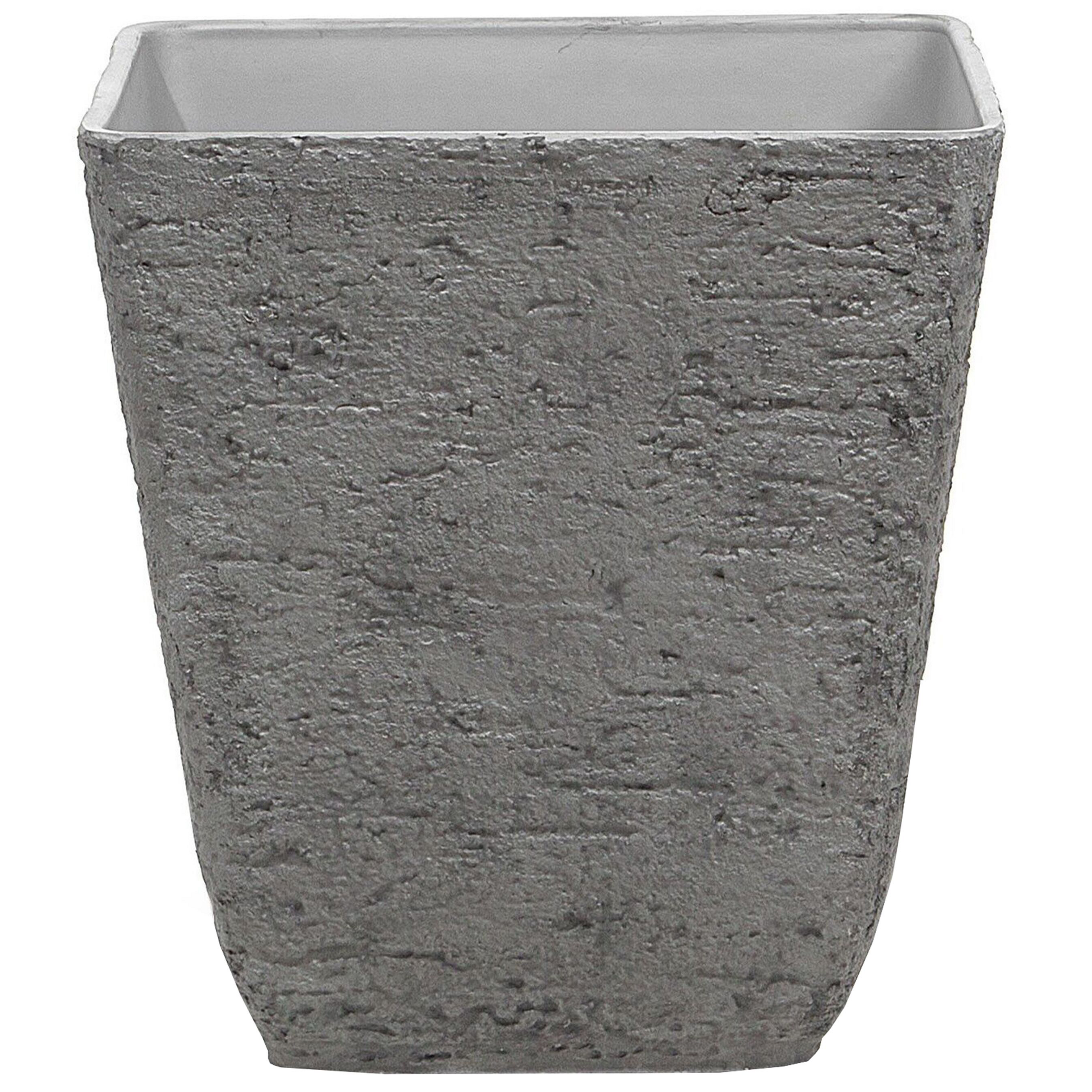 Bloempot grijs 49x49x53 cm DELOS