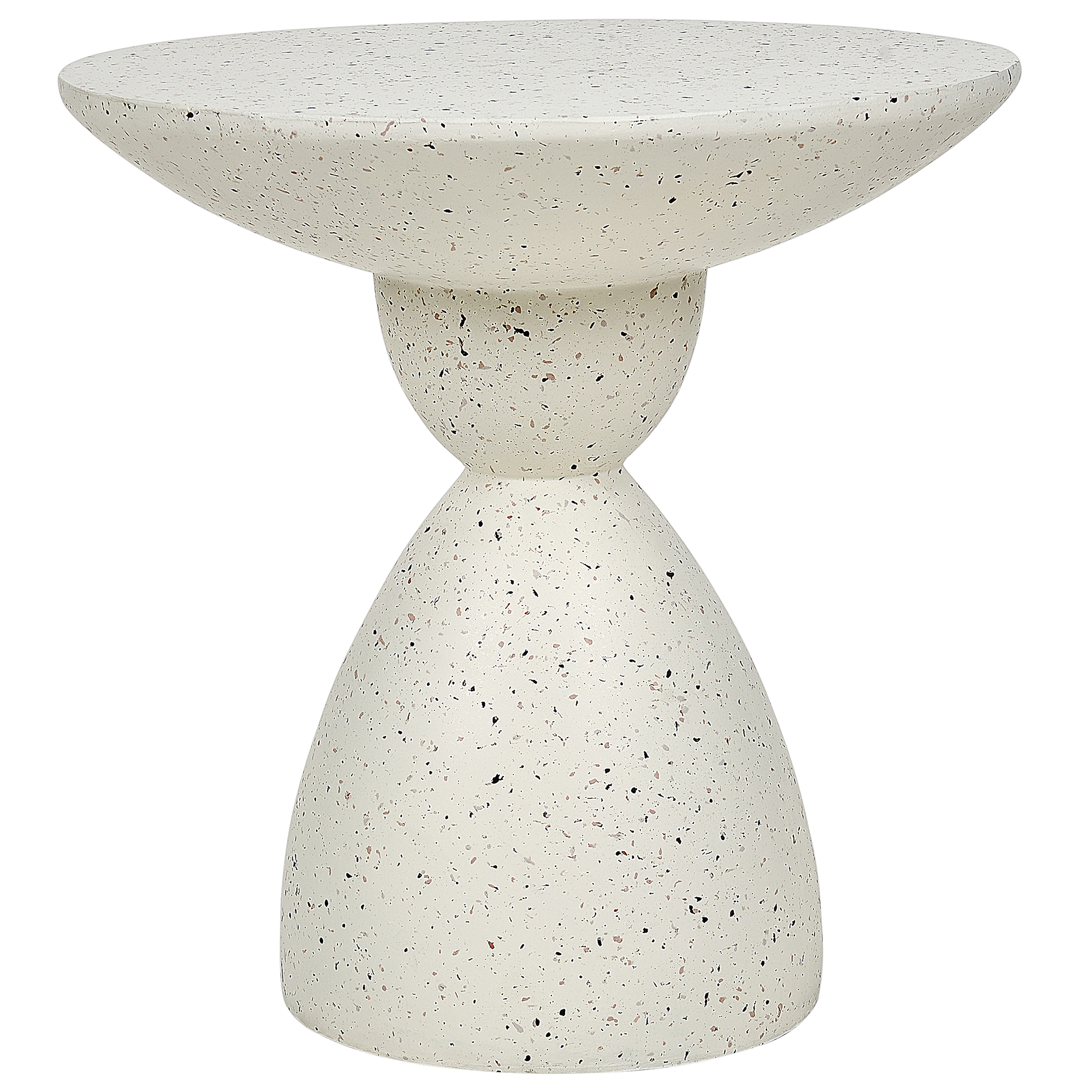 Bijzettafel wit/terrazzo CAFFI