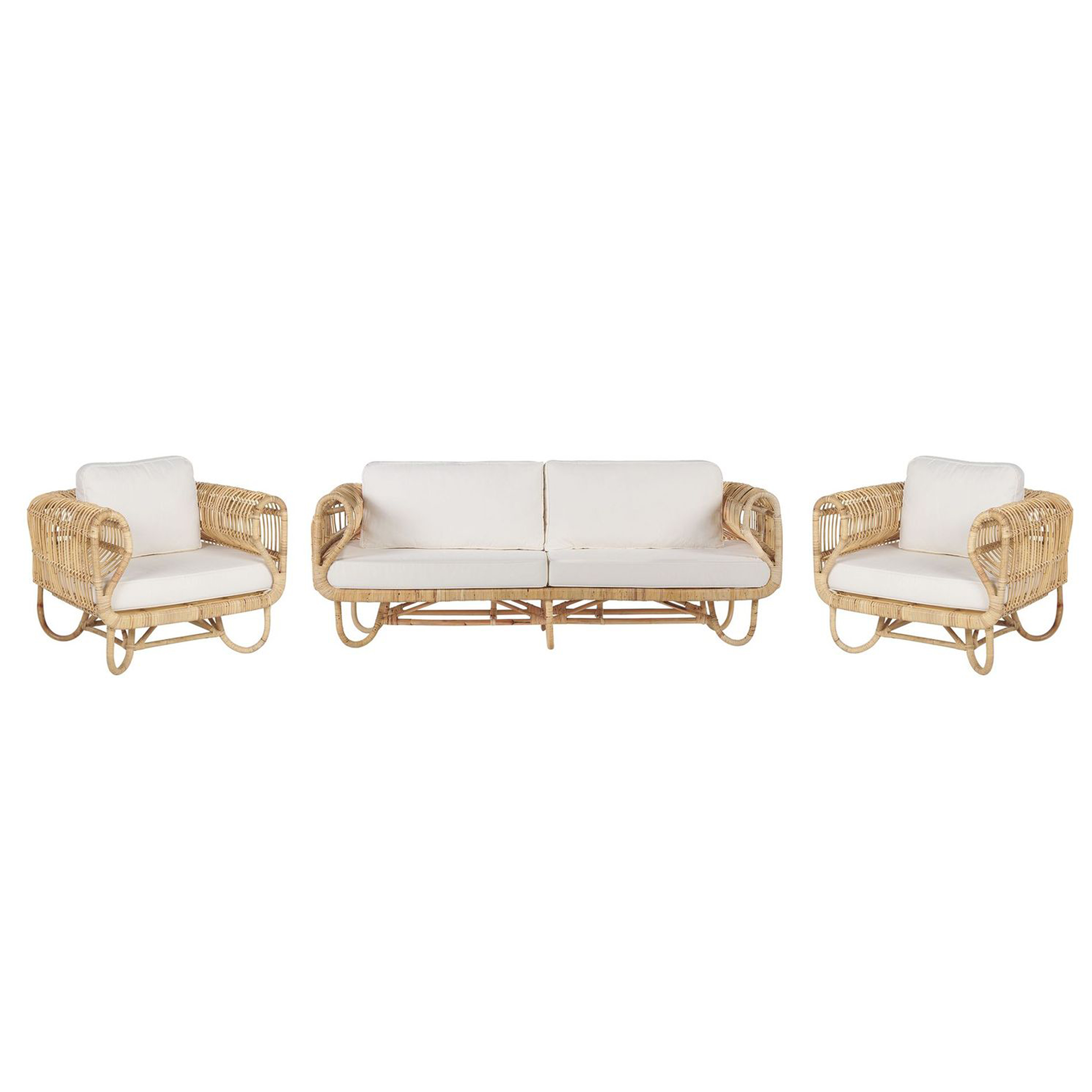 Zitgroep Rotan Beige DOLCEDO