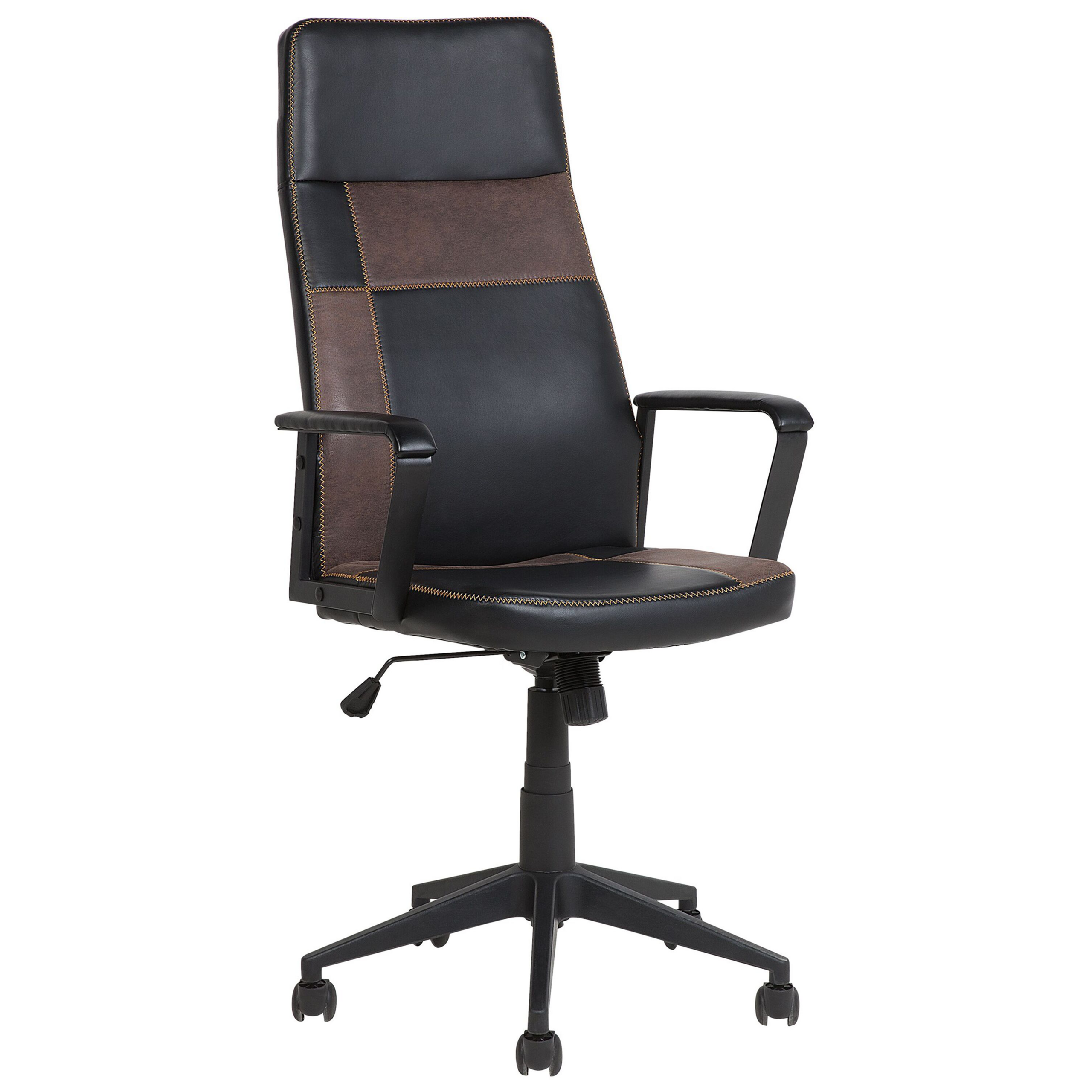Bureaustoel Kunstleer Bruin DELUXE
