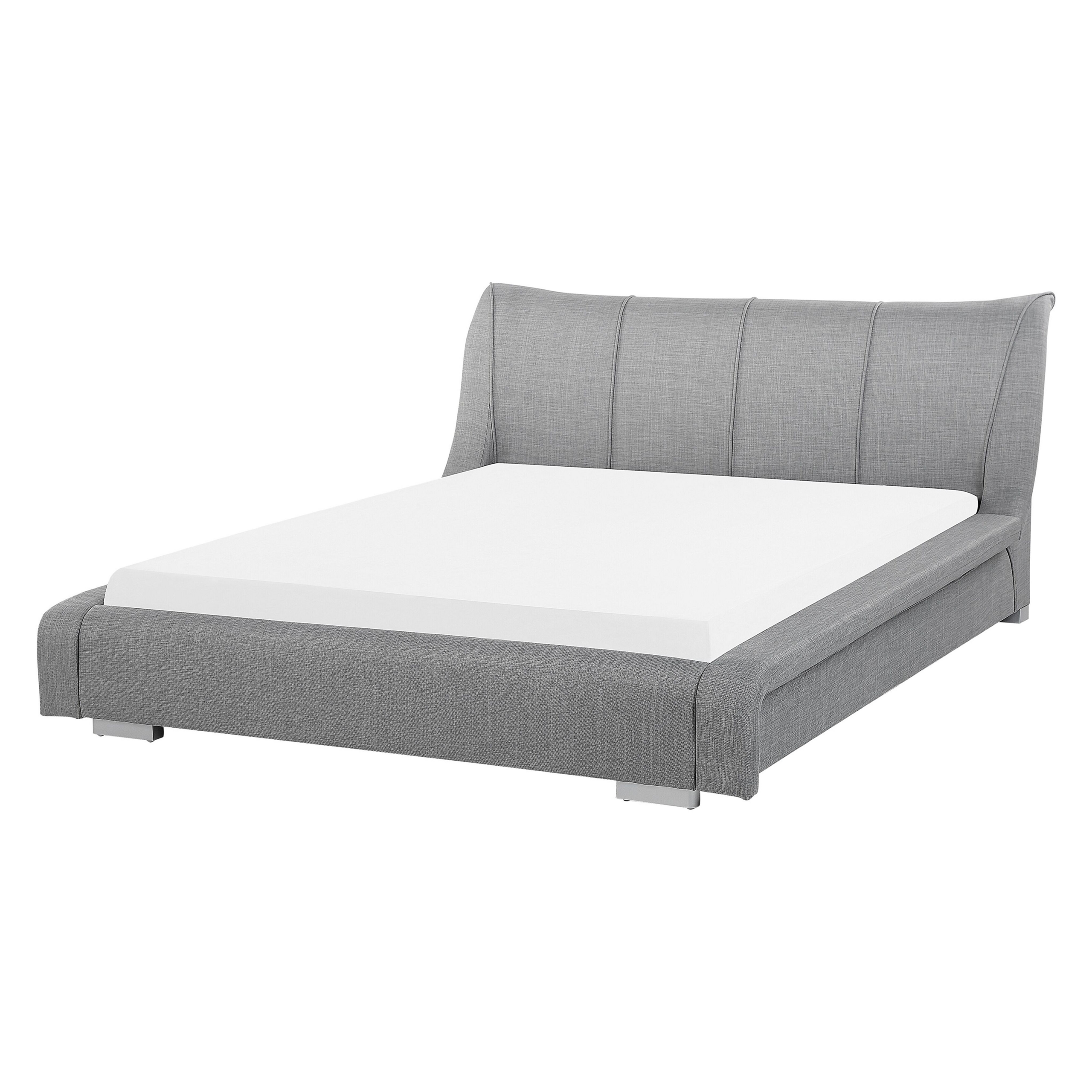 Waterbed stof grijs 160 x 200 cm NANTES